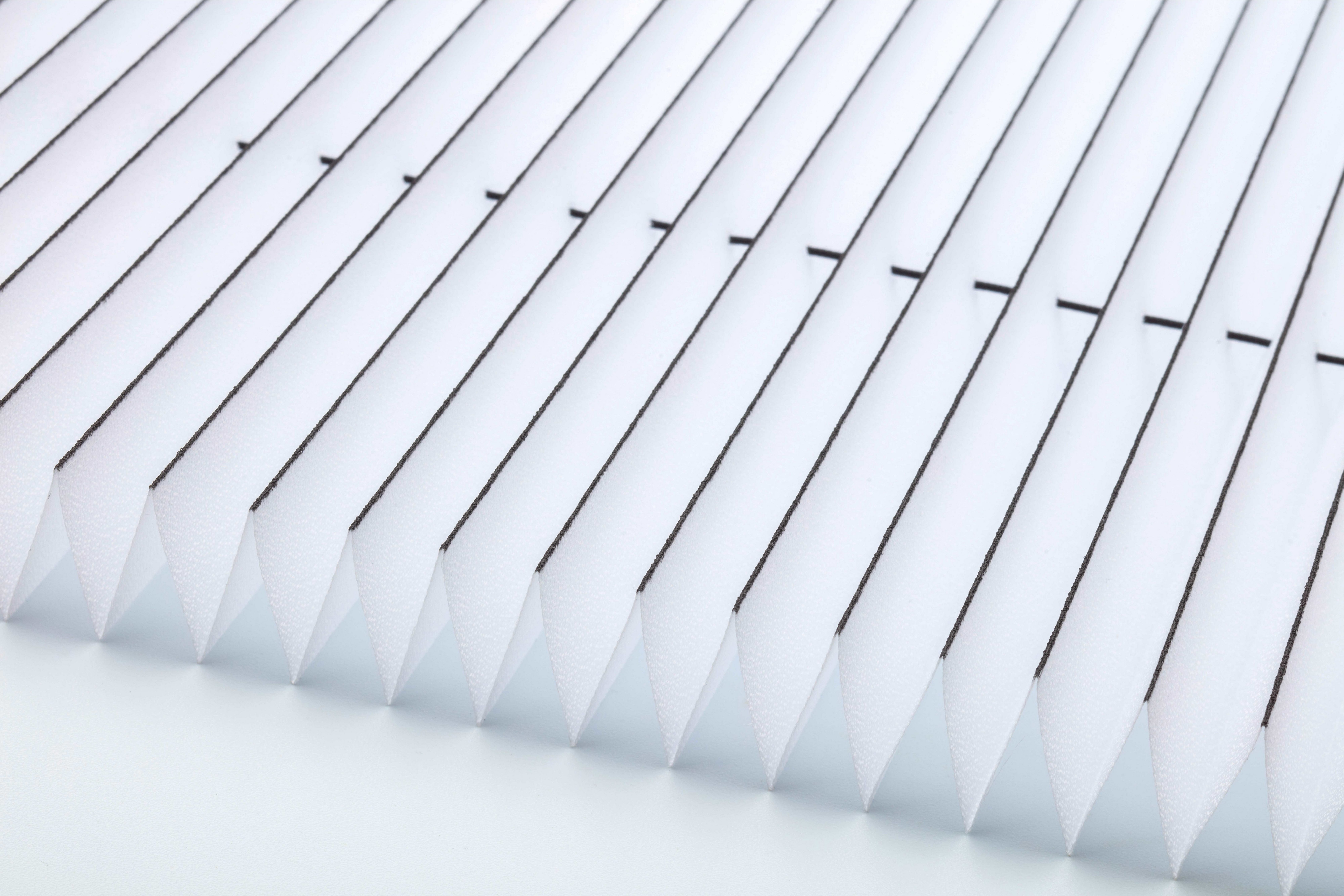 K-HOME Plissee Klemmfix FLORIDA Stripe mit patentiertem Design, verspannt, günstig online kaufen