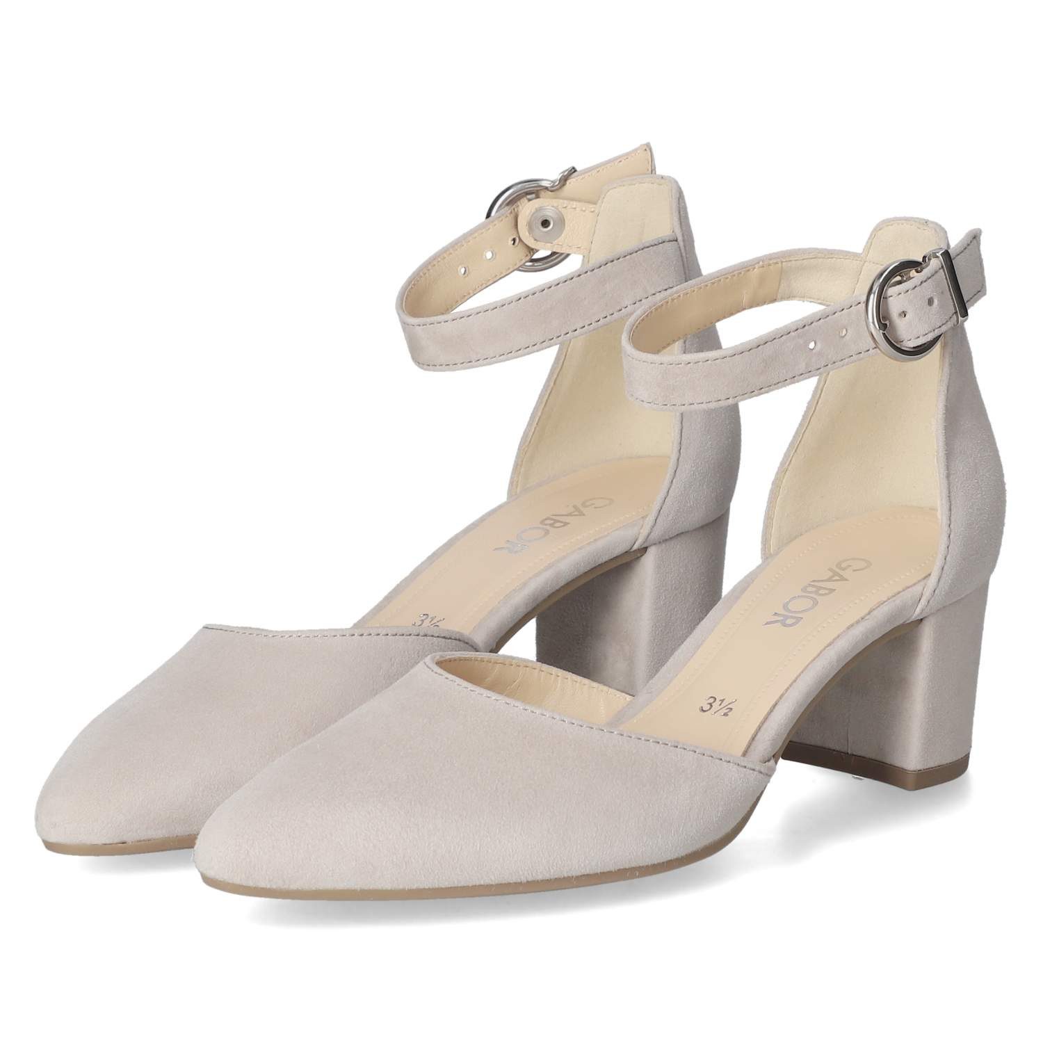 Gabor Gabor 81.340.12 Damen Rauleder beige Keilpumps