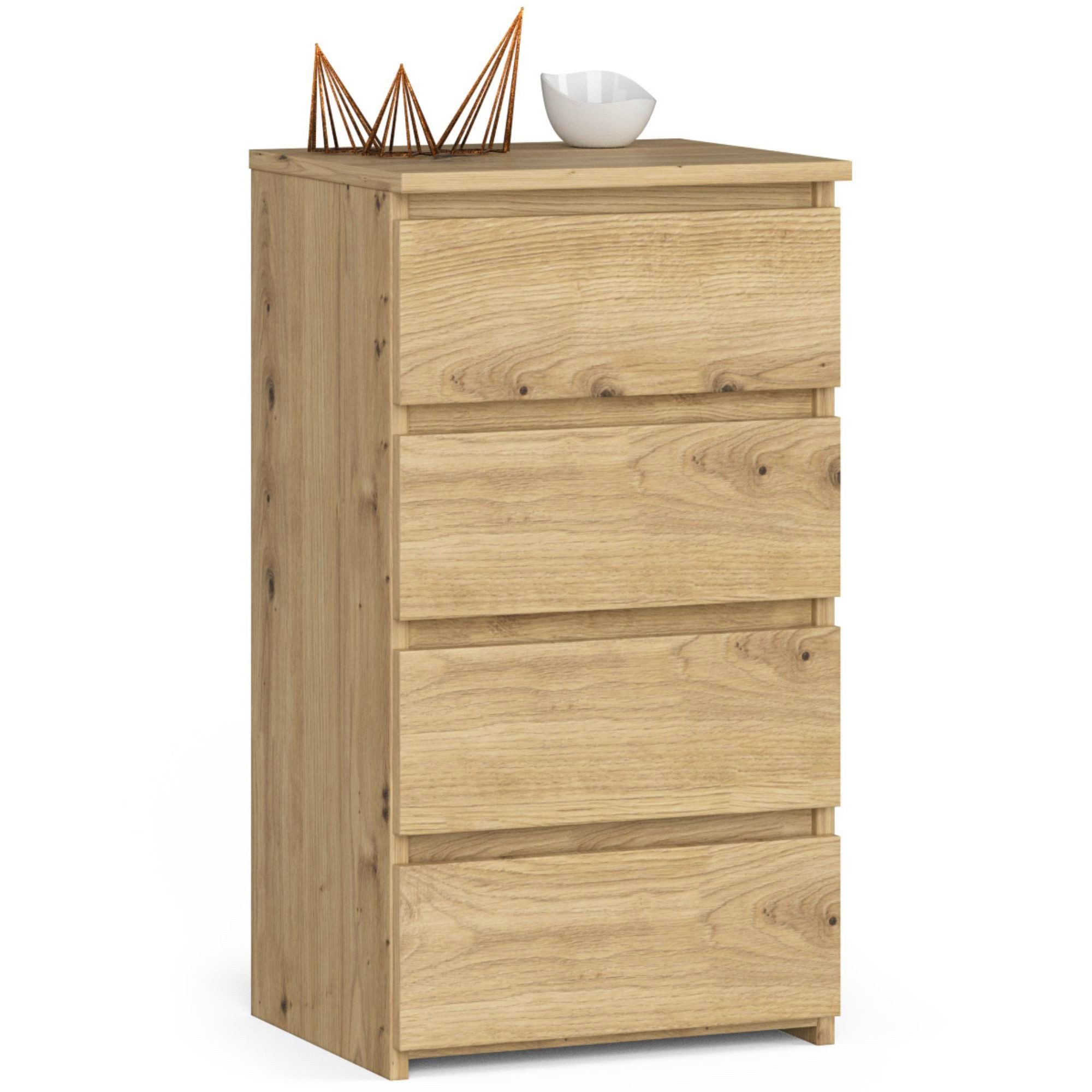 Kommode 40 cm breit Holz Highboard Sideboard für Flur Schlafzimmer Wohnzimmer