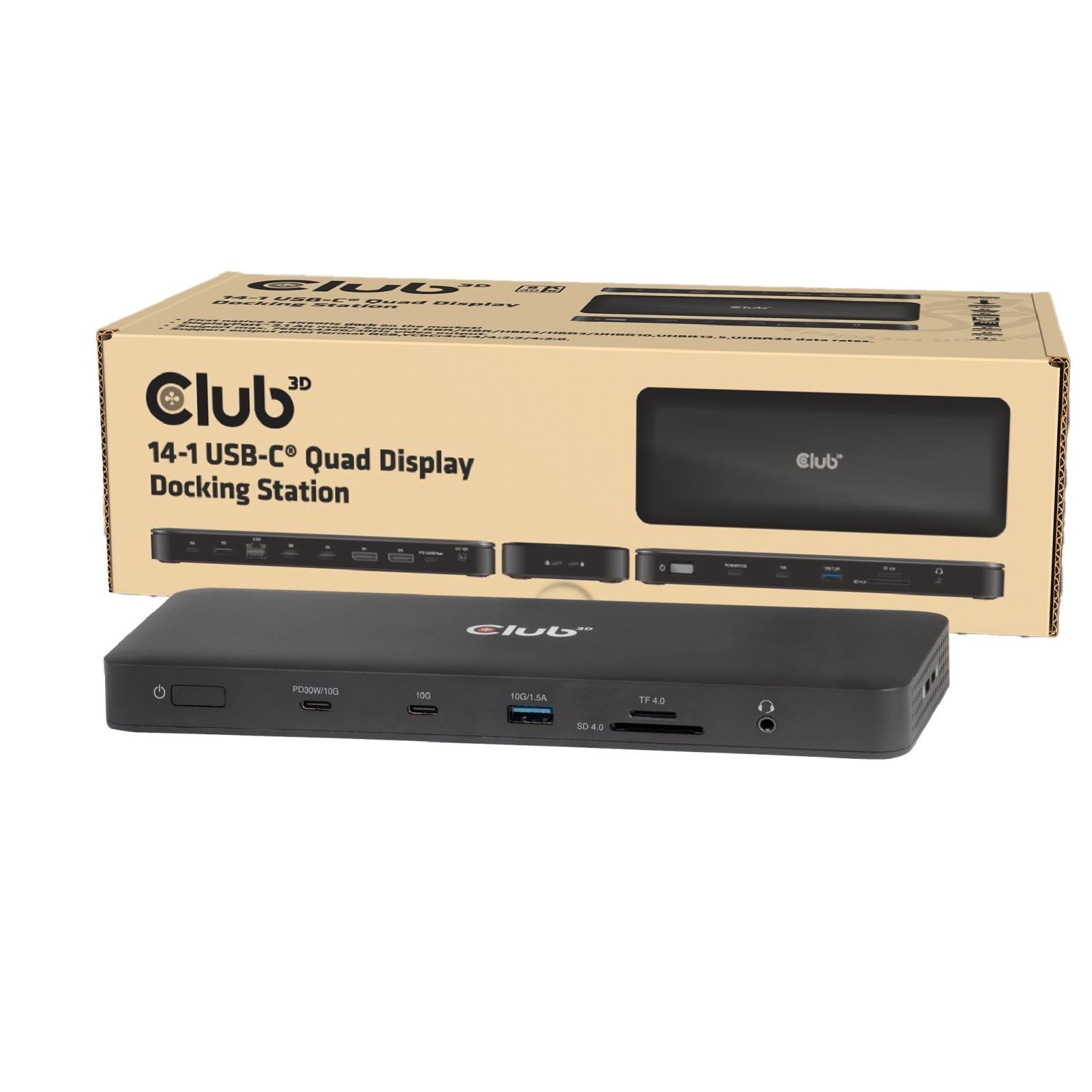 CLUB3D Laptop-Dockingstation CLUB3D CSV-2540 laptop-dockingstation & portreplikator Andocken USB...