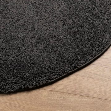 Teppich Teppich Shaggy Hochflor Modern Anthrazit Ø 280 cm, vidaXL, Runde