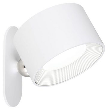 Globo LED Tischleuchte JORJE, 1-flammig, H 35 cm, Weiß, Kunststoff, Anpassung der Farbtemperatur, Dimmfunktion, USB-Ladeanschluss, LED fest integriert, Neutralweiß, Warmweiß, Touchsensor, Akkubetrieben, auch als Wand- und Taschenlampe verwendbar