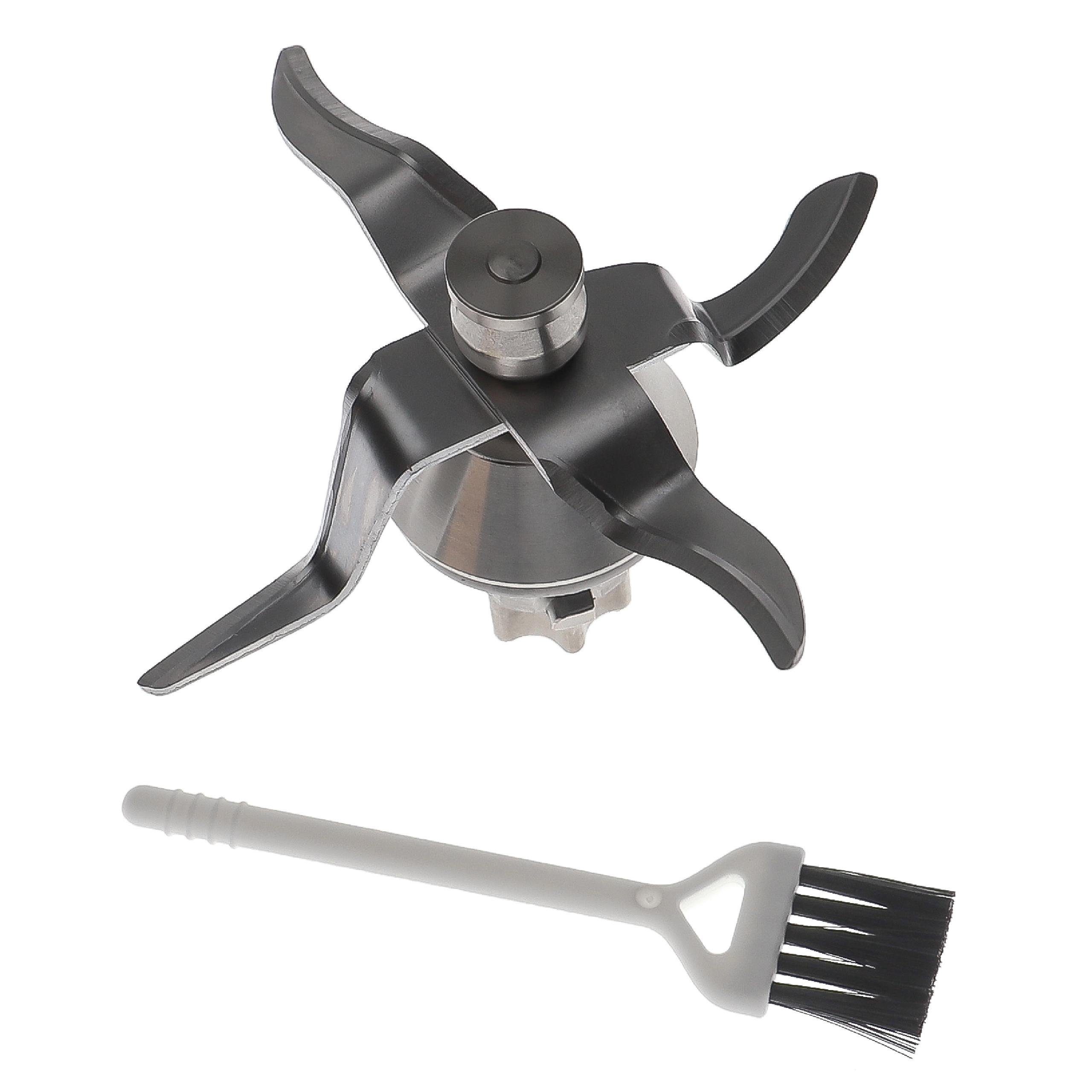 vhbw Mixaufsatz passend für Vorwerk Thermomix TM31 Küchenmaschine, Zubehör für Küchenmaschine Thermomix TM31, Abnehmbar, Multifunktions-Klinge, Spülmaschinenfest, Umdrehbare
