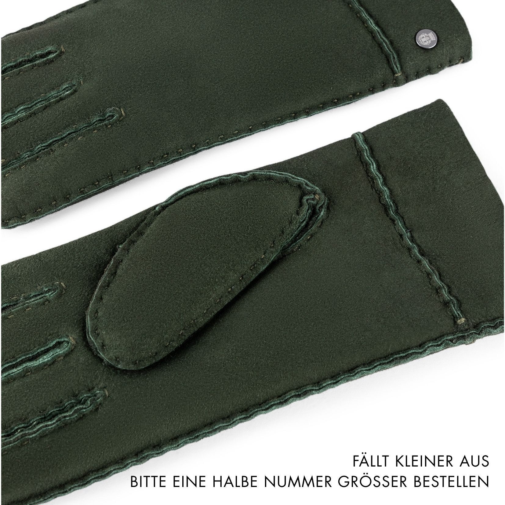 Roeckl Lederhandschuhe HELSINKI Dekoratives Bündchen