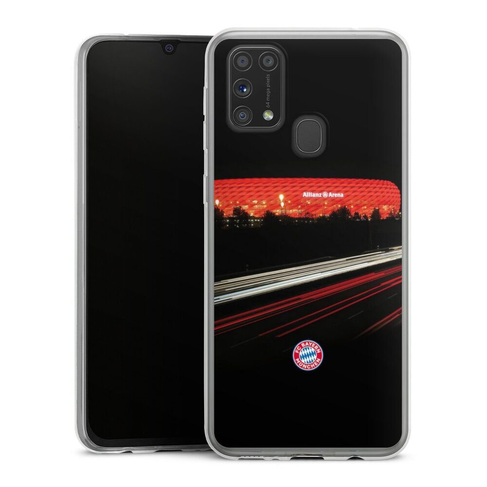 DeinDesign Handyhülle FC Bayern München FCB Stadion FC Bayern München Allianz Arena, Samsung Galaxy M31 Slim Case Silikon Hülle Ultra Dünn Schutzhülle