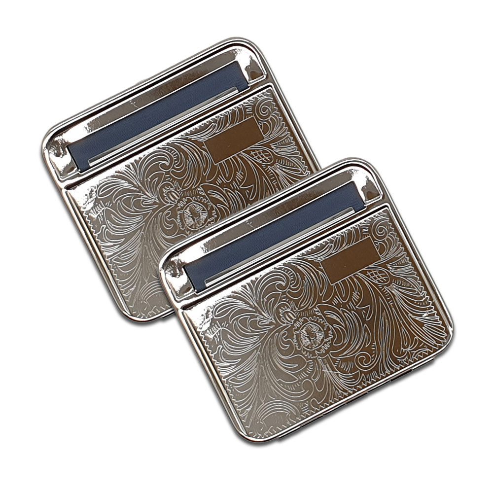 Coumo Tischdrehmaschine 2er Set Rollmaschine, Premium Metall Rollbox Застосуватиer Wickler