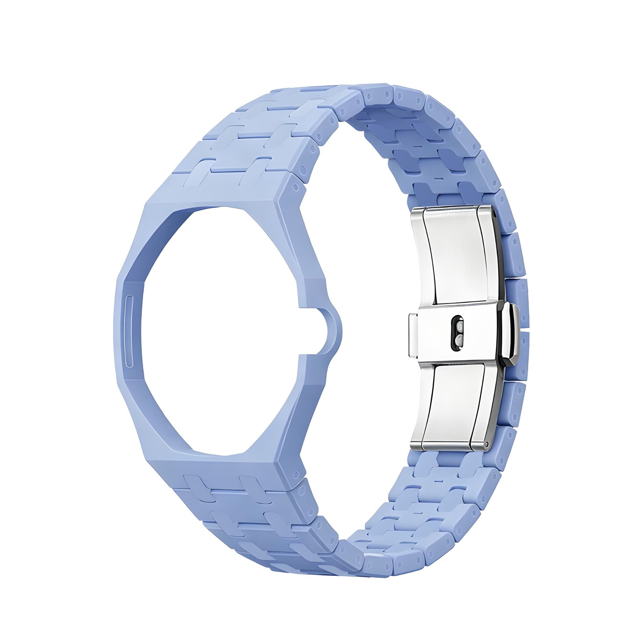 HS.SUPPLY Uhrenarmband Armband passend für RoyalPop Audemars Piguet x Swatch, Armbandlänge anpassbar - Gliederaufbau
