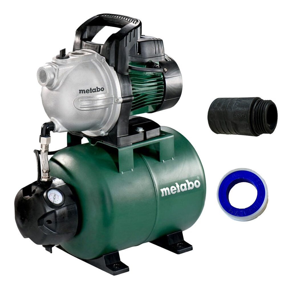 metabo Hauswasserwerk HWW 4000/25 G, Bewässern, Fördern & Auspumpen Klarwasser