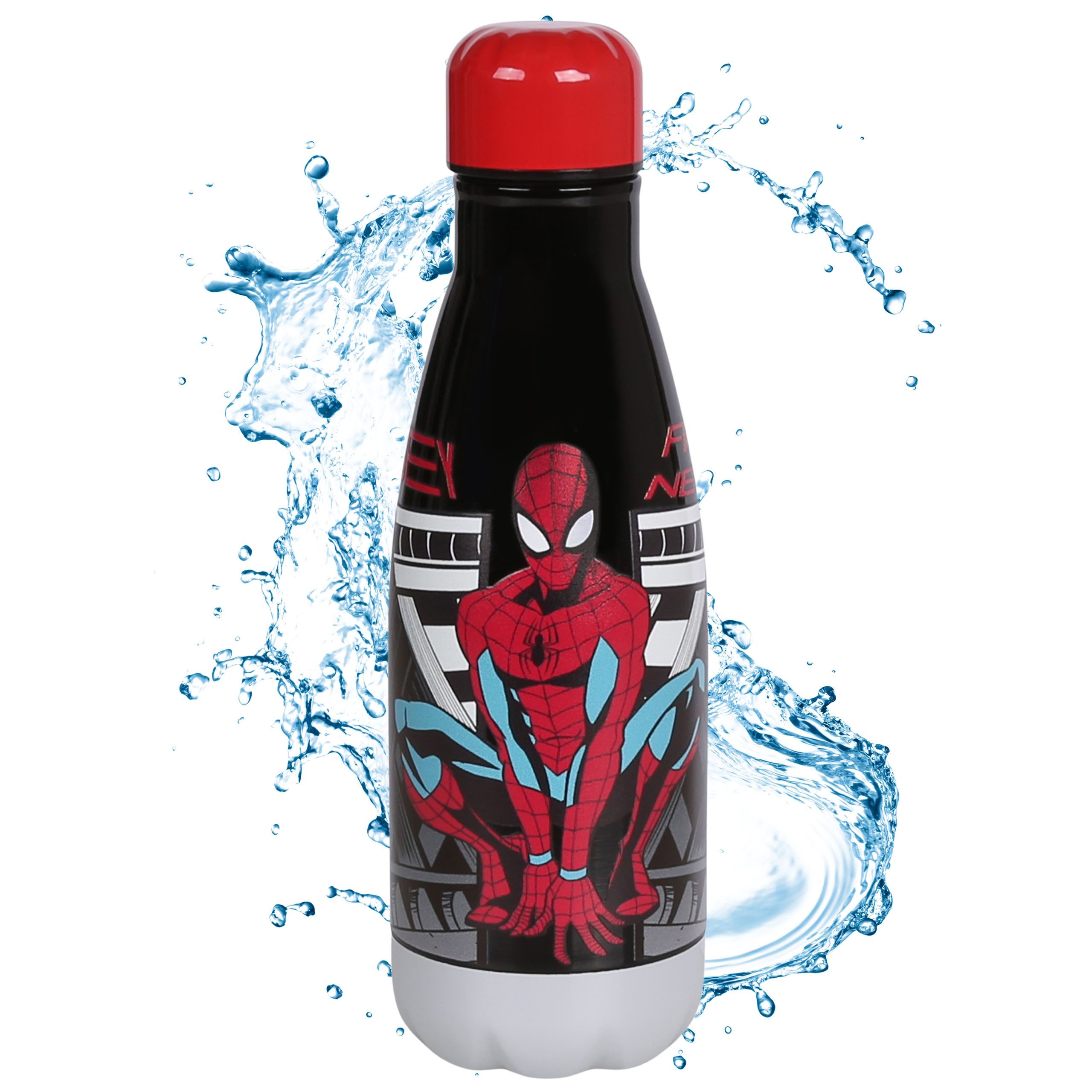 MARVEL Trinkflasche MARVEL Spider-Man Edelstahlflasche für Jungen, 500 ml