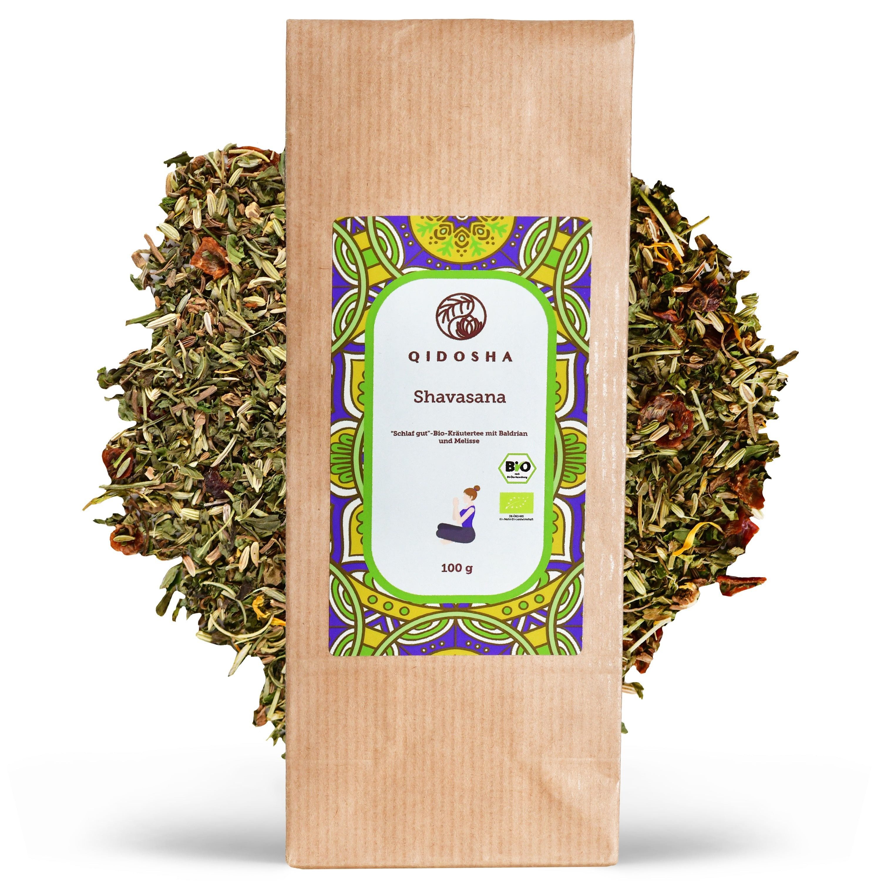 QIDOSHA Bio-Kräutertee Shavasana Loser Tee, 1 er 100 g