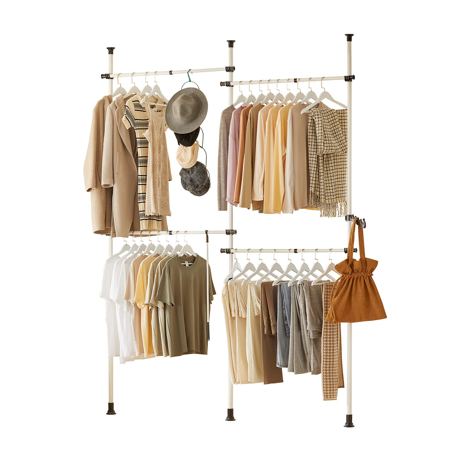 SoBuy Kleiderständer KLS03, verstellbarer offener Kleiderschrank für Schlaf günstig online kaufen