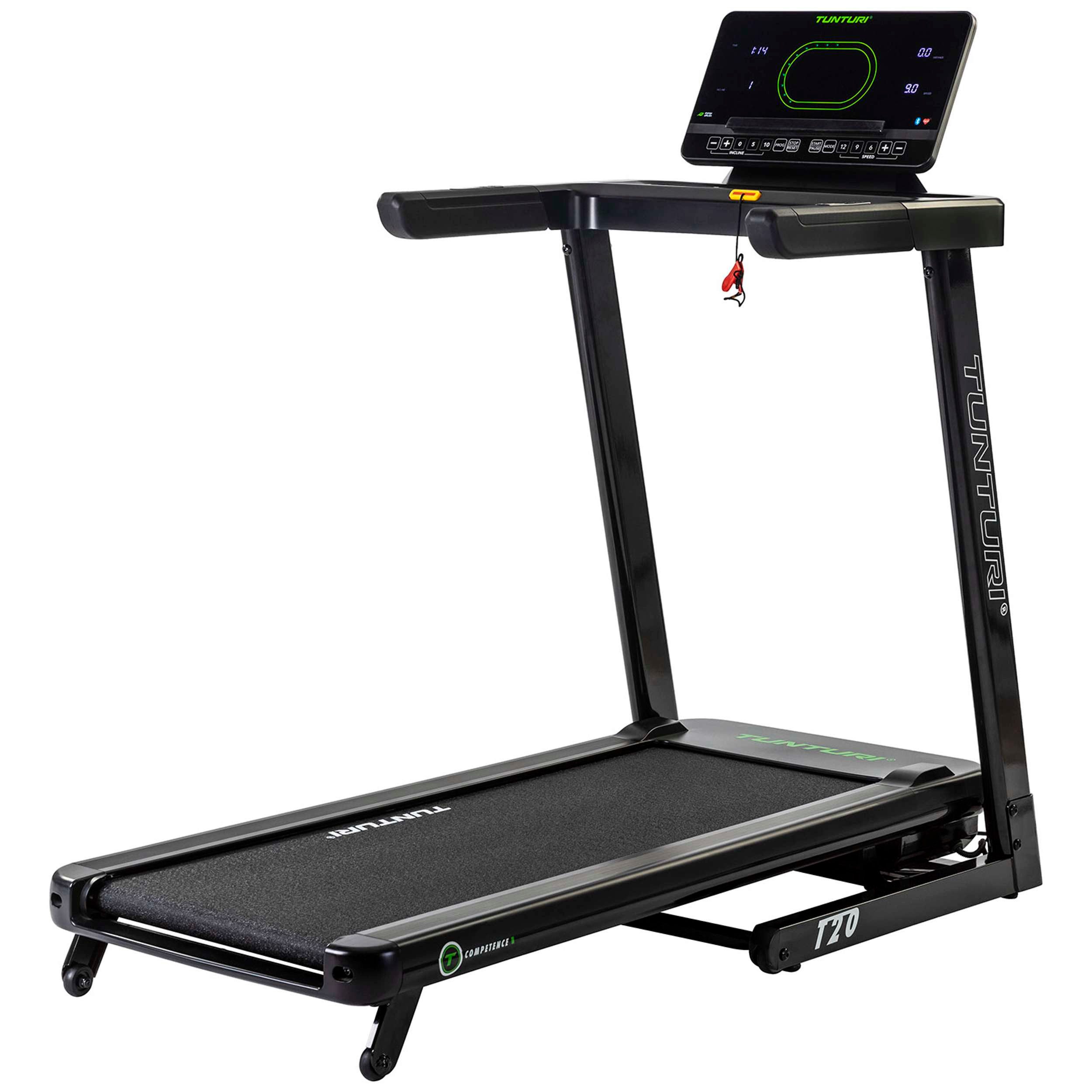 Tunturi Laufband Klappbares Laufband - Bluetooth - Laufen bis zu 16,0 km/h - T20 Treadm