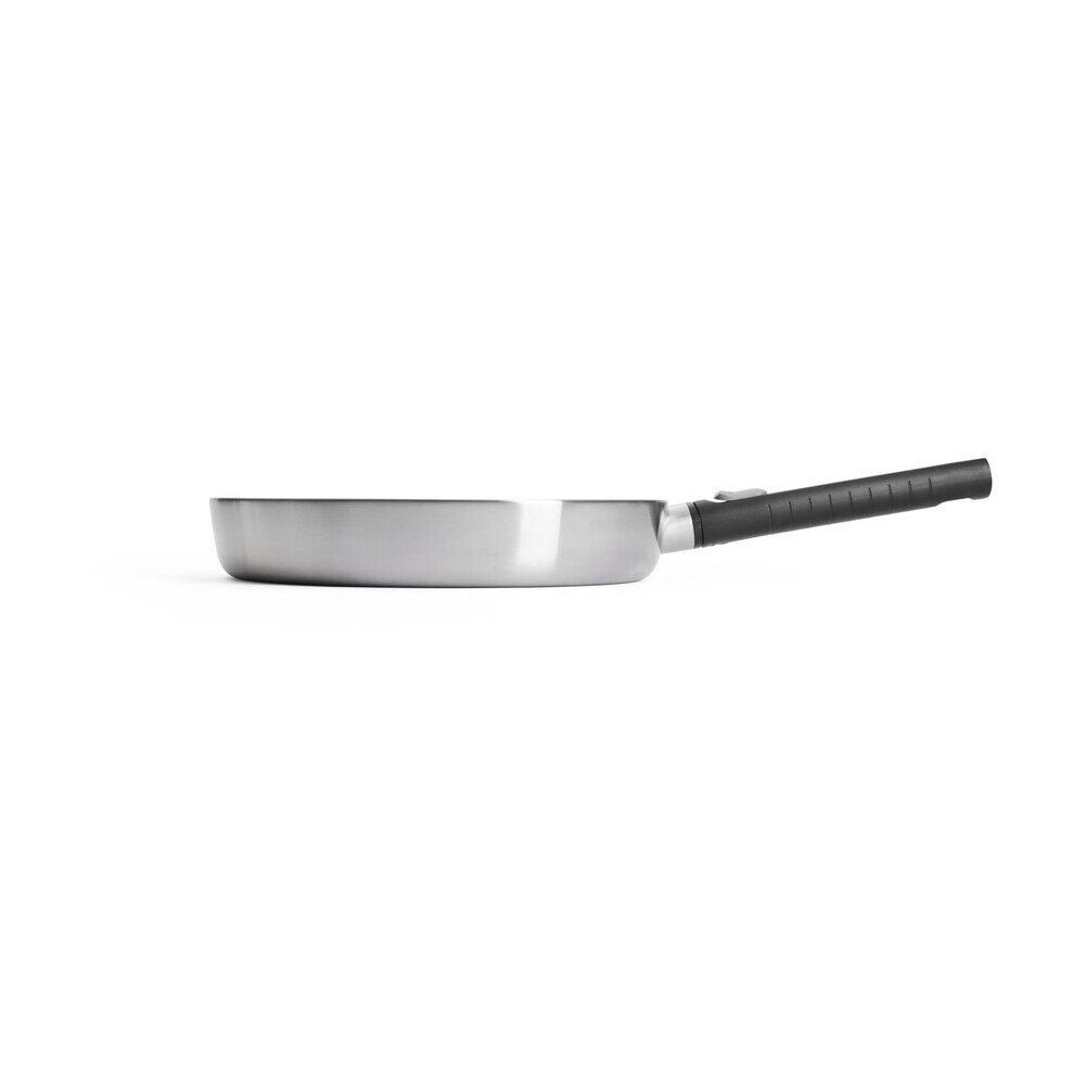 WOLL Bratpfanne Flachpfanne 28 cm Logic Steel, Aluminium, spülmaschinenfest, Induktion, alle Herdarten, Antihaft