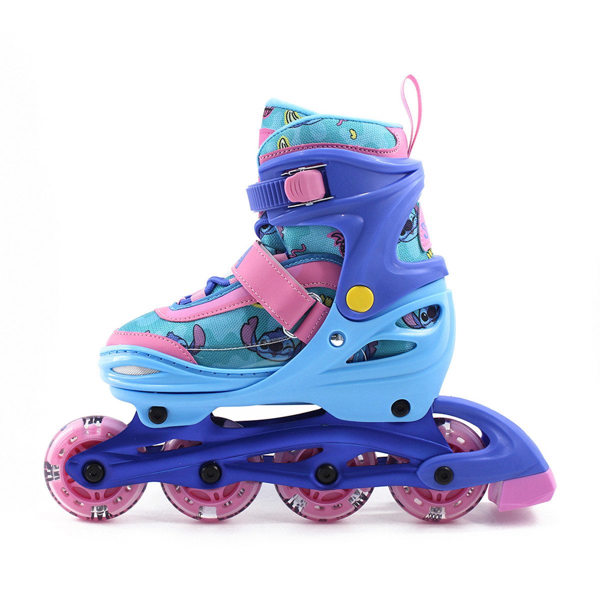Lilo & Stitch Inlineskates 3-in-1 verstellbar mit LED Rollen und Aluminiumrahmen für Kinder – Bild 5 von 5