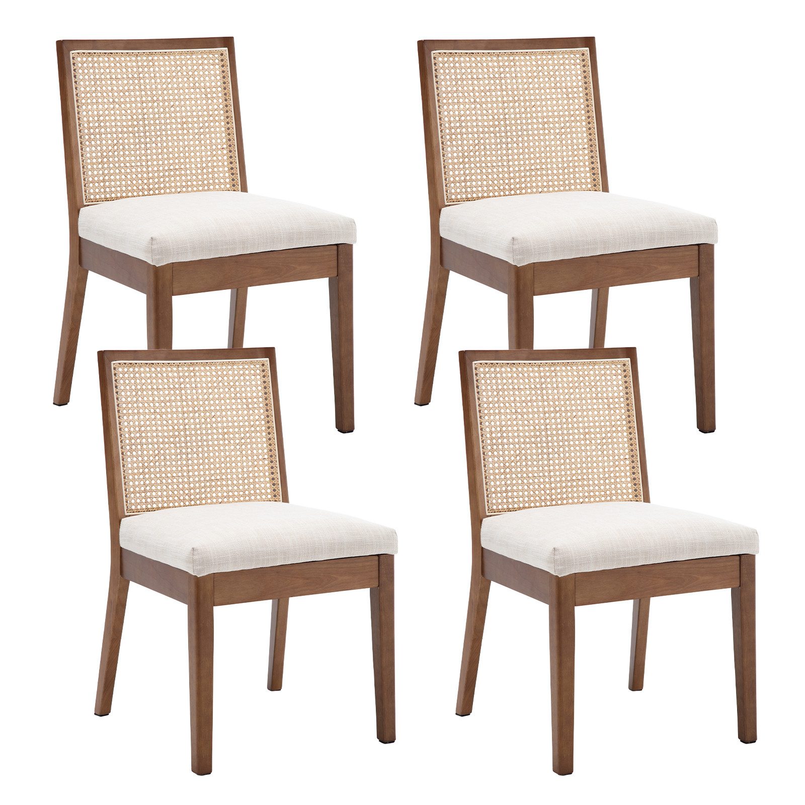WAHSON OFFICE CHAIRS Esszimmerstuhl Vintage Rattan günstig online kaufen