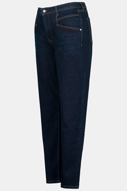 Gina Laura Regular-fit-Jeans Karotten-Jeans weite Passform 5-Pocket-Form