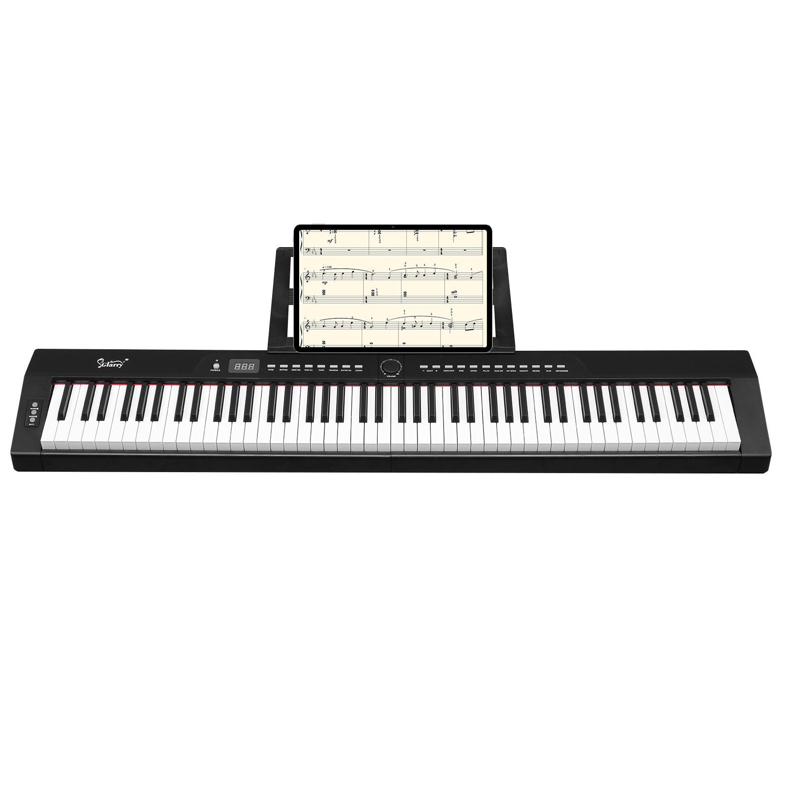 LALAHO Digitalpiano E Piano 88 Tasten, Keyboard für Kinder und Erwachsene, Dual-Bluetooth, mit/ohne Ständer, für Kinder und Erwachsene