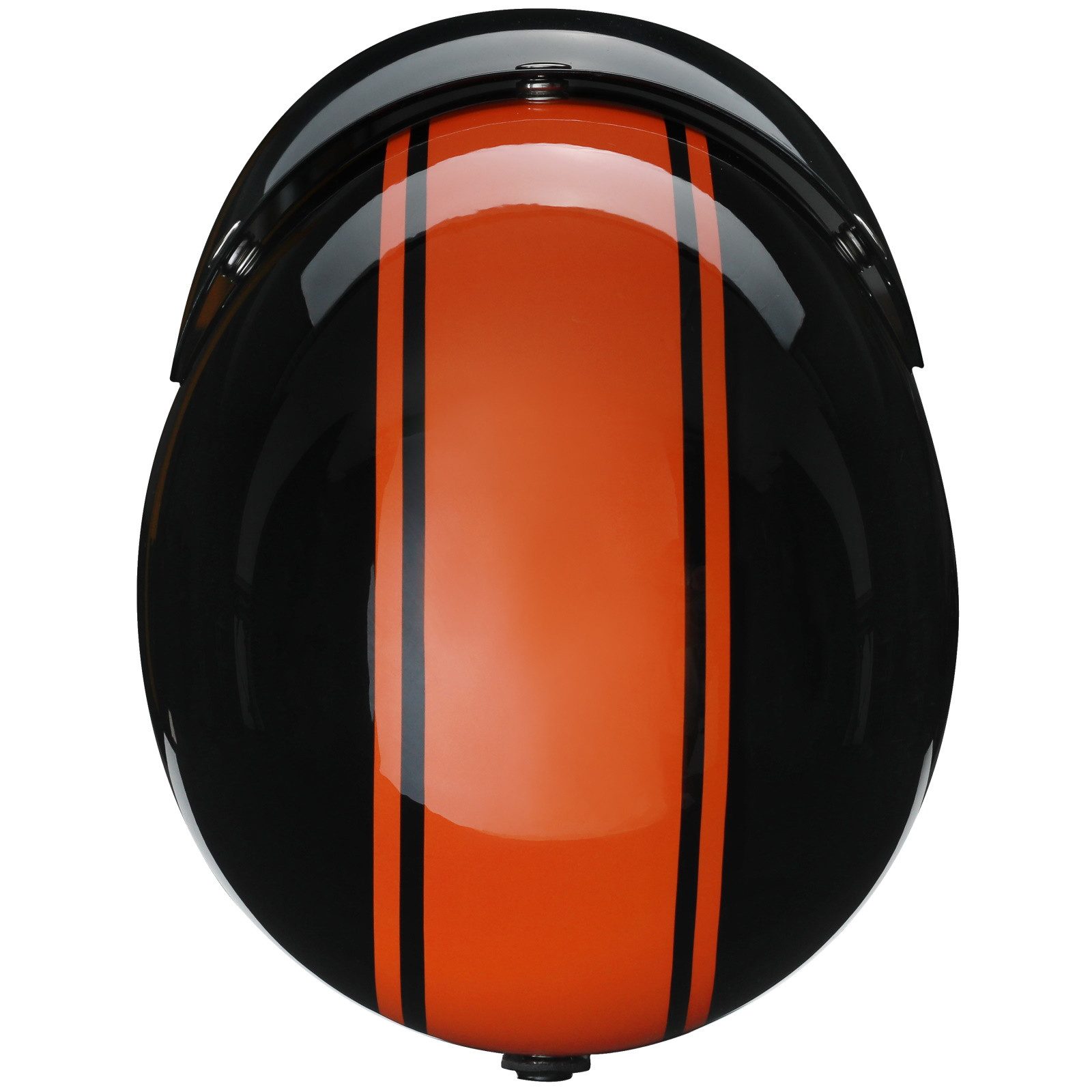 Kochmann Boots Motorradhelm Kochmann RB-676 Jethelm Schwarz / Orange (1er Set), jethelm für motorrad