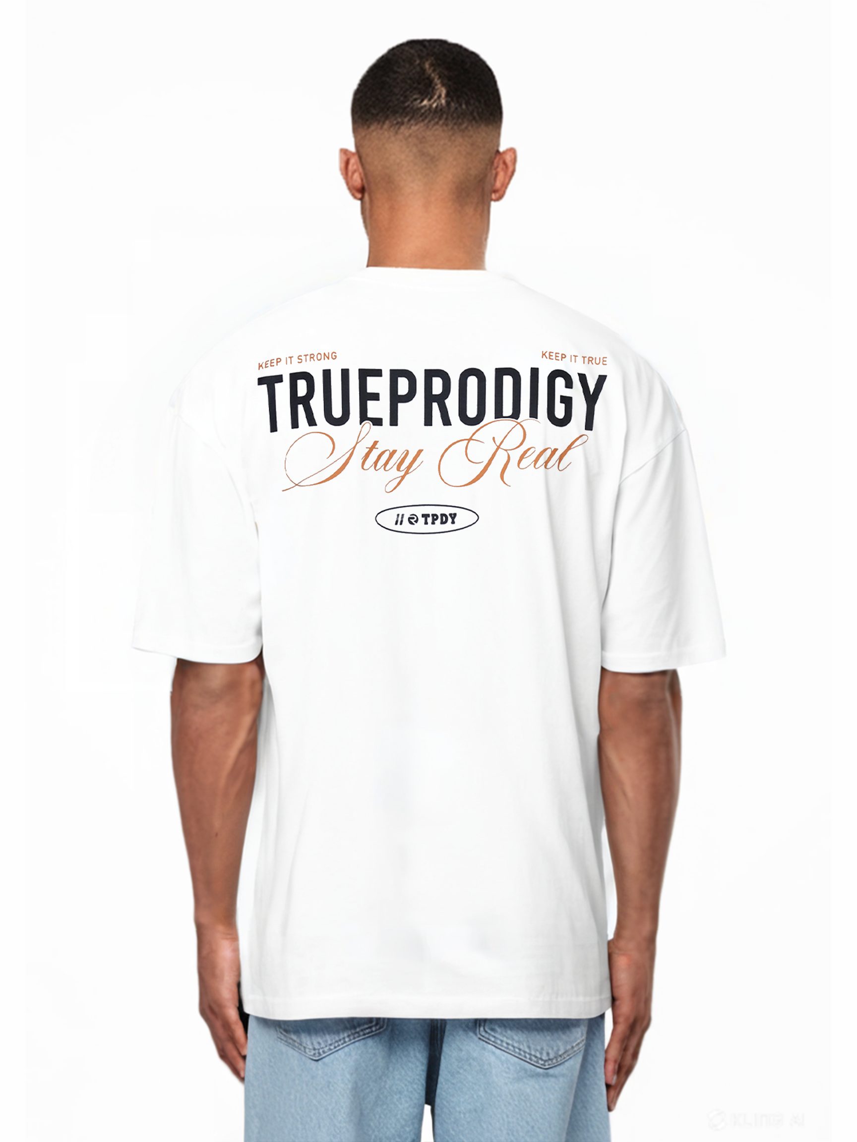 trueprodigy Oversize-Shirt Lou Logoprint Rundhals dicker günstig online kaufen