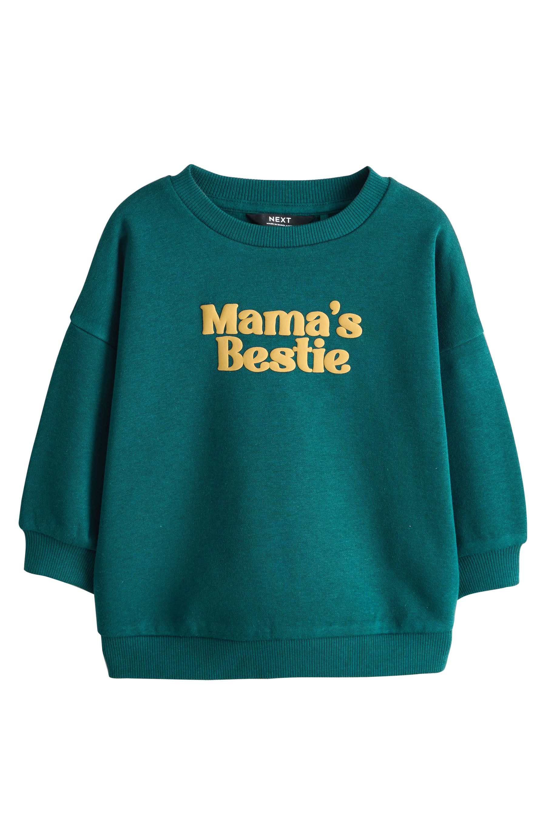 Sweater Sweatshirt mit Aufdruck