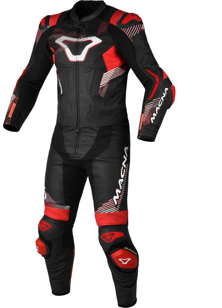 Motorradkombi Armadyl perforierte 2-Teiler Motorrad Lederkombi