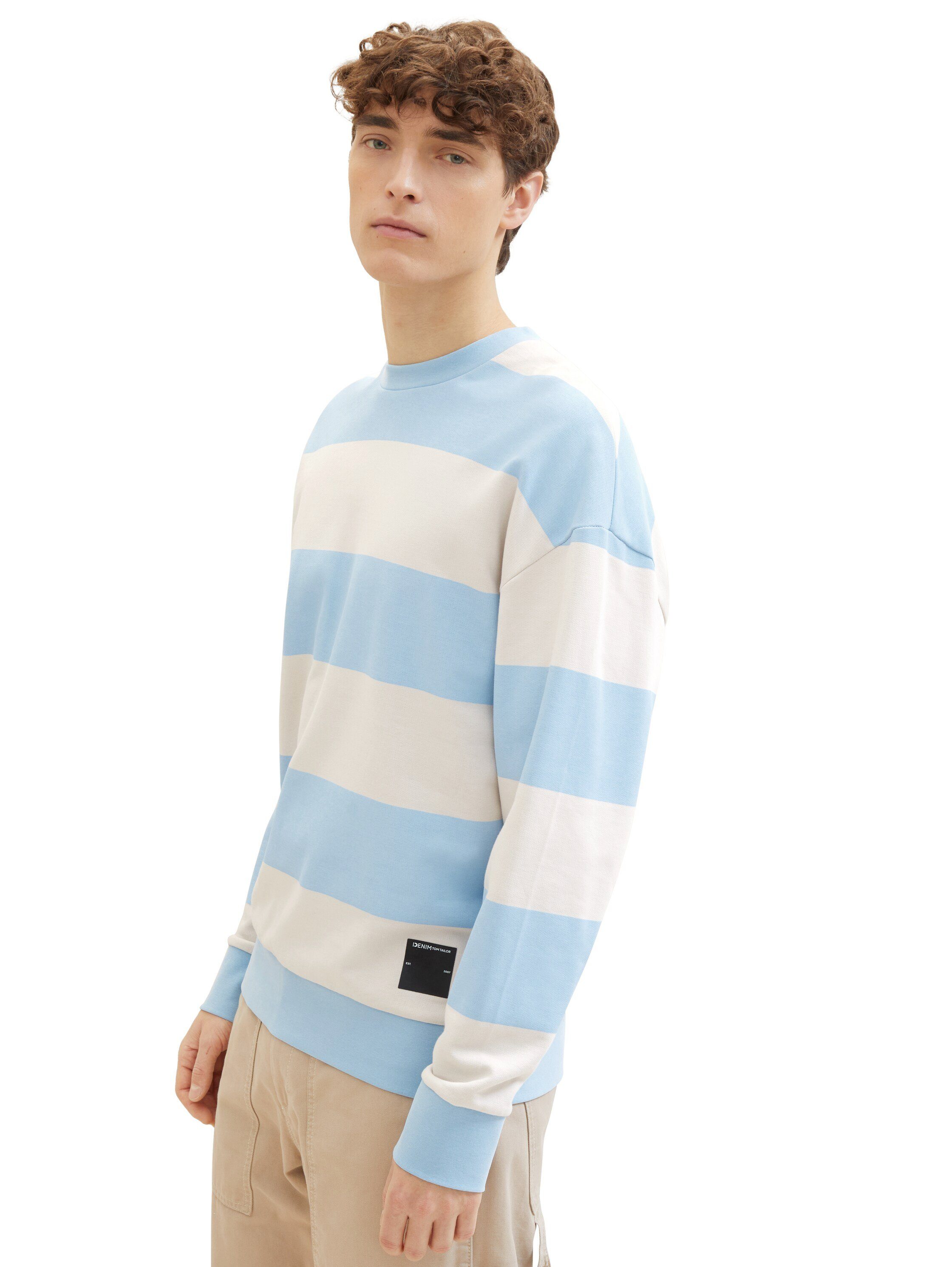 TOM TAILOR Denim Sweatshirt mit Colorblocking günstig online kaufen