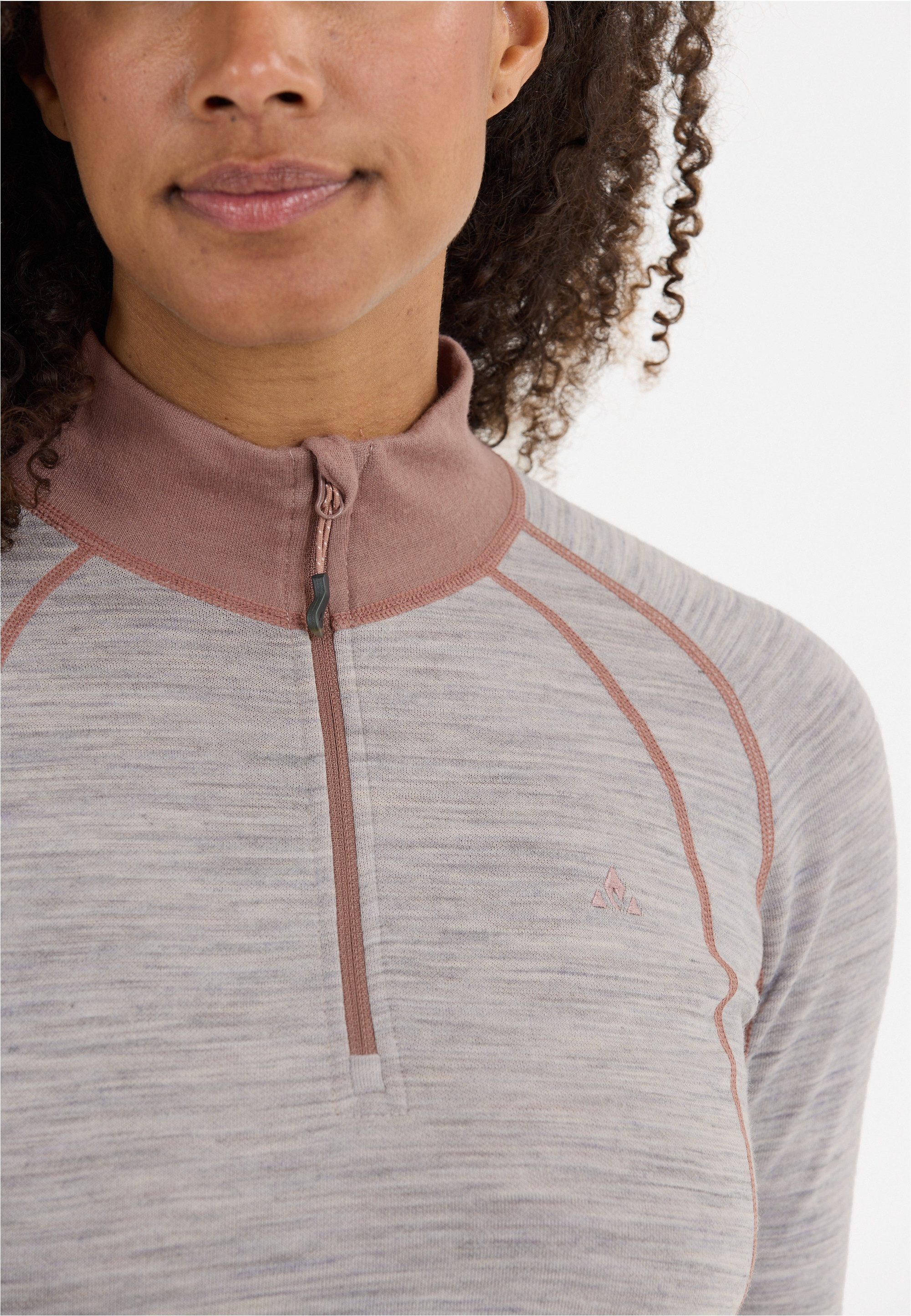 WHISTLER Funktionsshirt Candee mit praktischem Reißverschluss
