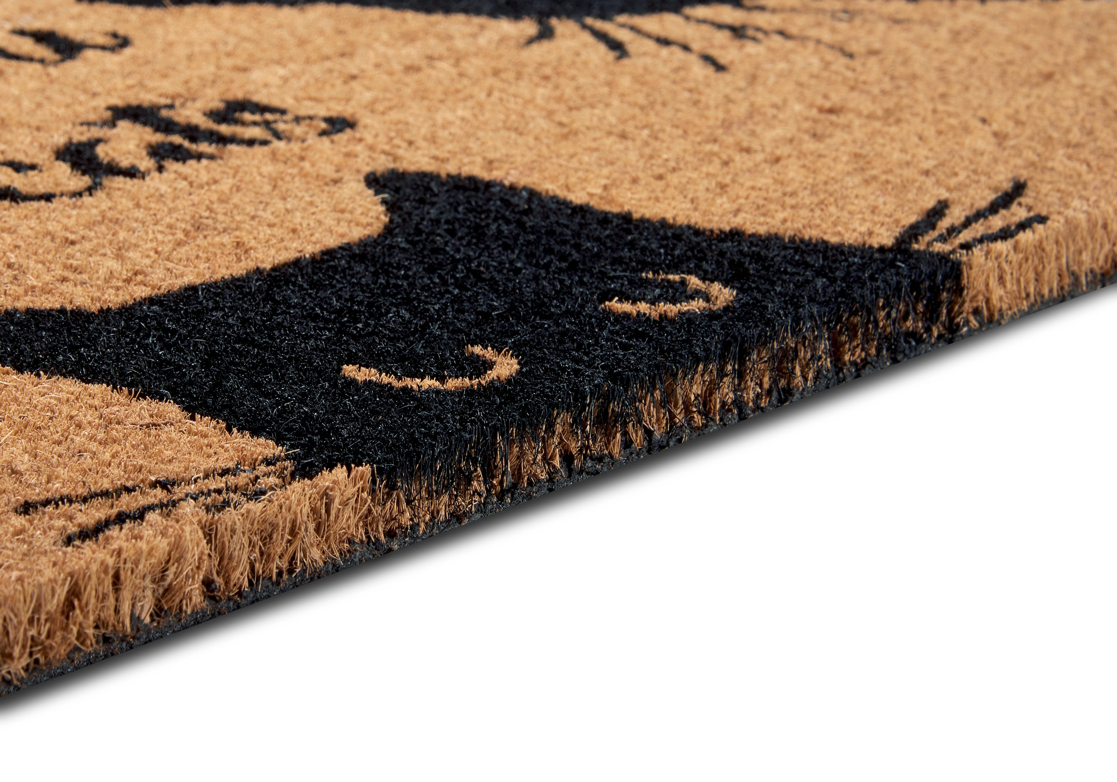 HANSE Home Fußmatte Mix Mats Kokos Cat Fan, Türmatte, rechteckig, Höhe: 15 mm, Kokos, Schmutzfangmatte, Outdoor, Rutschfest, Innen, Kokosmatte, Flur – Bild 5 von 5