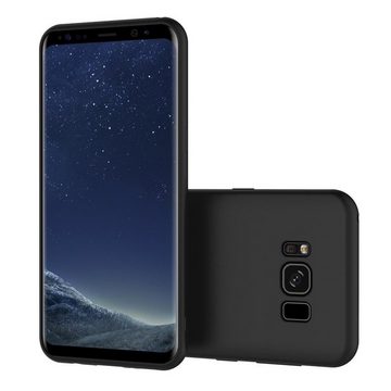 CoolGadget Handyhülle Black Series Handy Hülle für Samsung Galaxy S8 Plus 6,2 Zoll, Edle Silikon Schlicht Robust Schutzhülle für Samsung S8 Plus Hülle