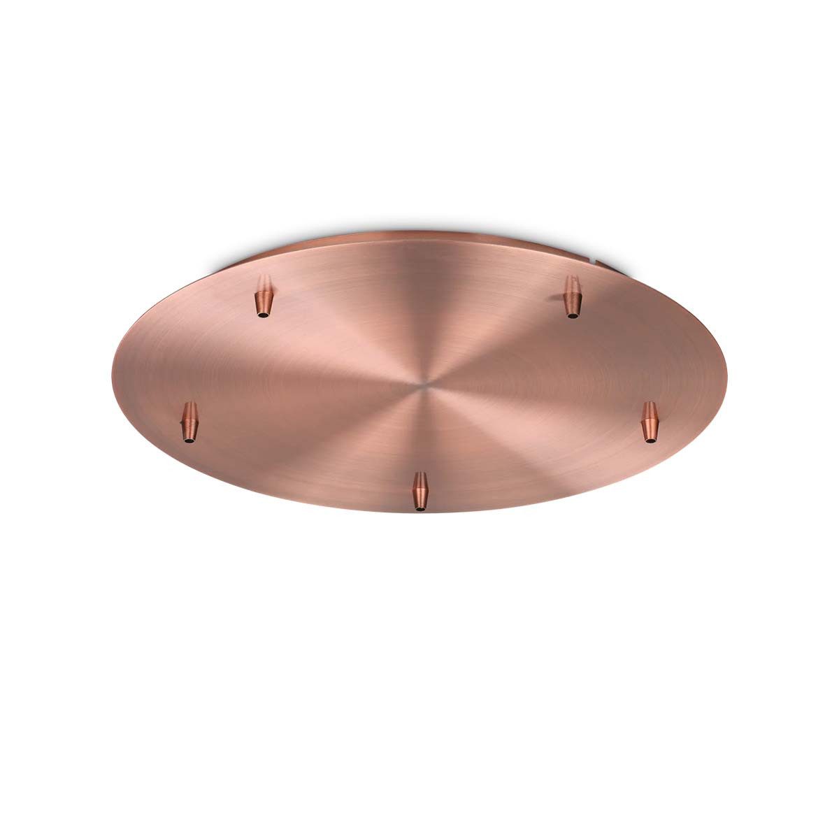 Ideal Lux Lampen-Verteiler Ideal Lux Lampen Baldachin rund 5-fach Ø: 46 cm, H: 2,5 cm, Kupfer
