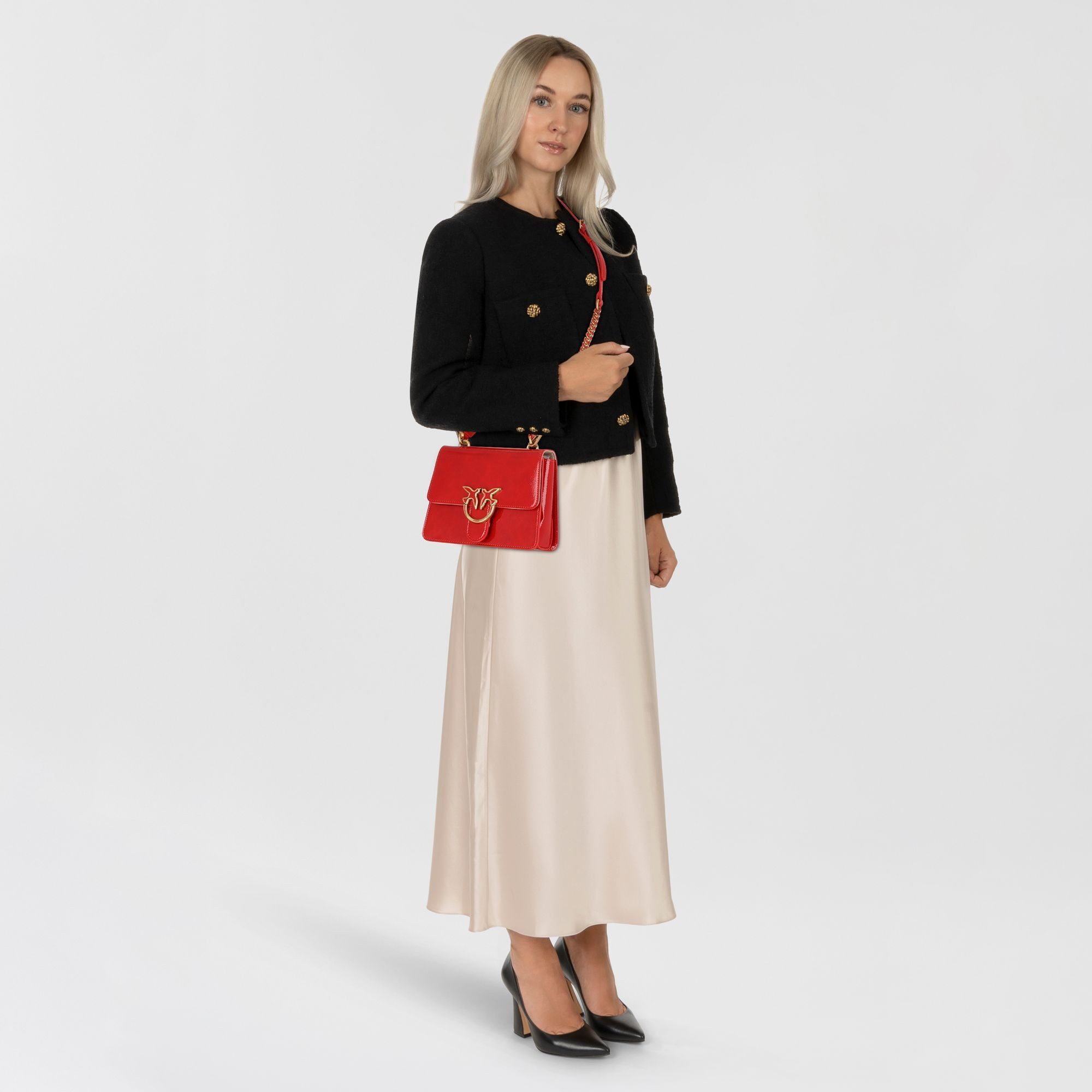 PINKO Henkeltasche Love One, Leder günstig online kaufen