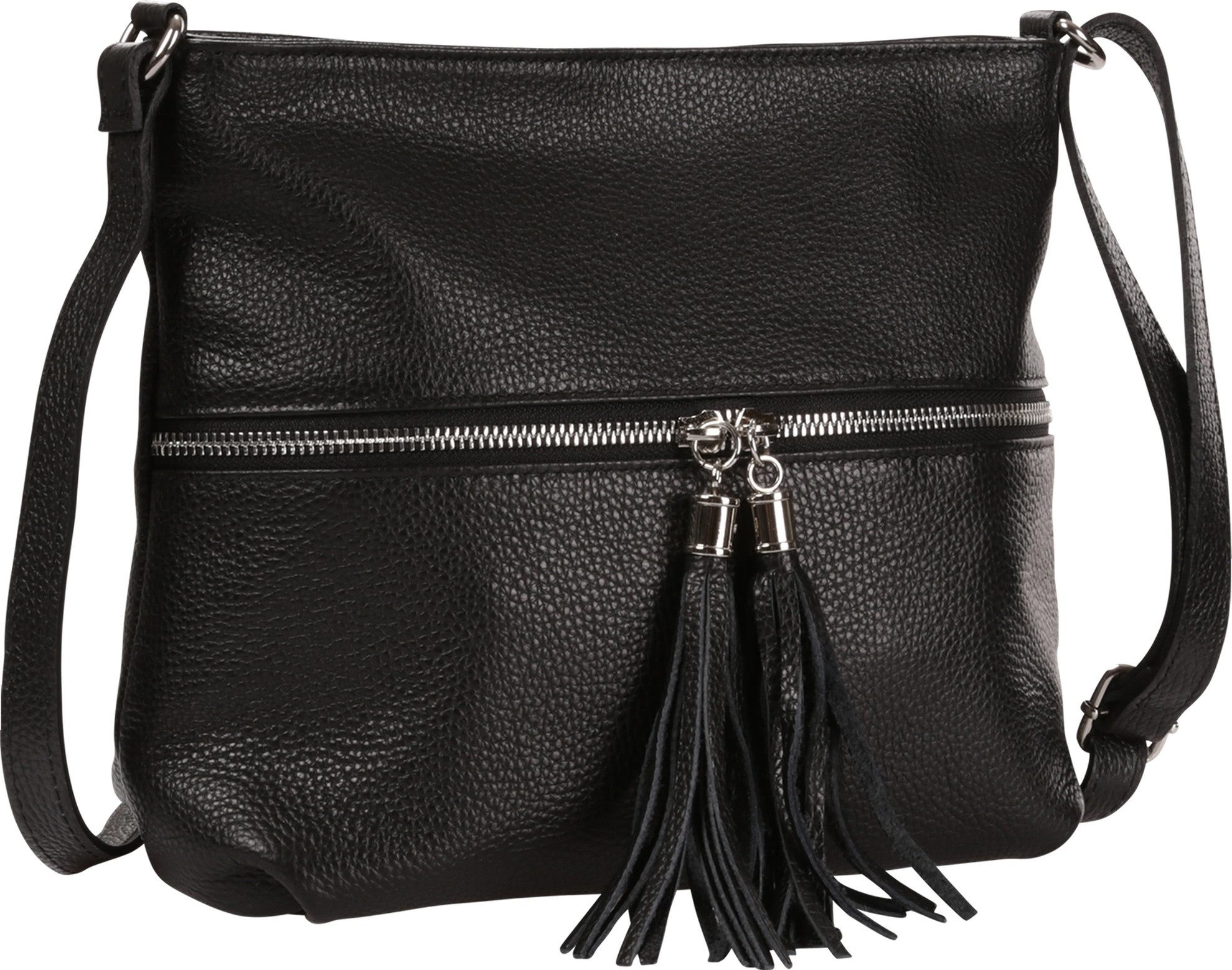 Umhängetasche Toscanto Tasche schwarz Umhängetasche