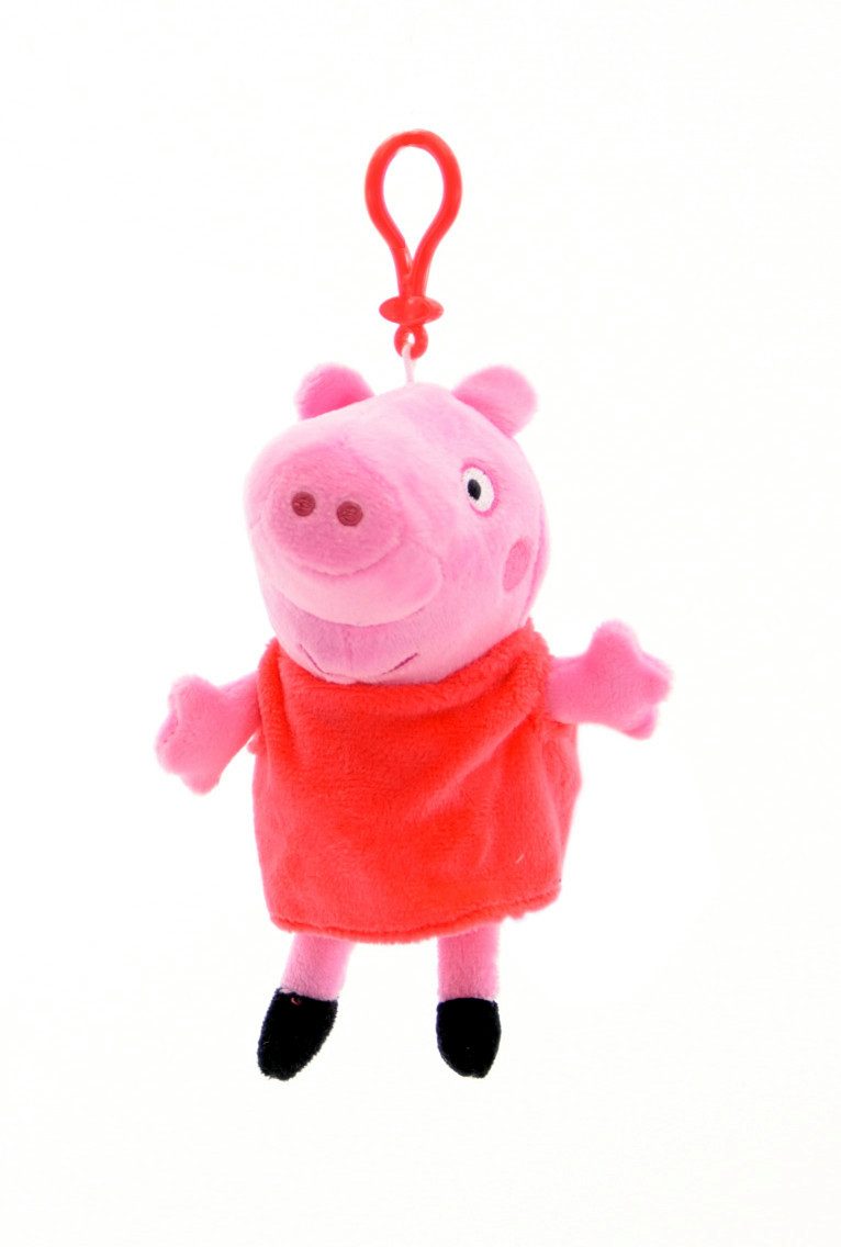 SAMBRO Kuscheltier Peppa Wutz Plüschanhänger (14cm) Peppa