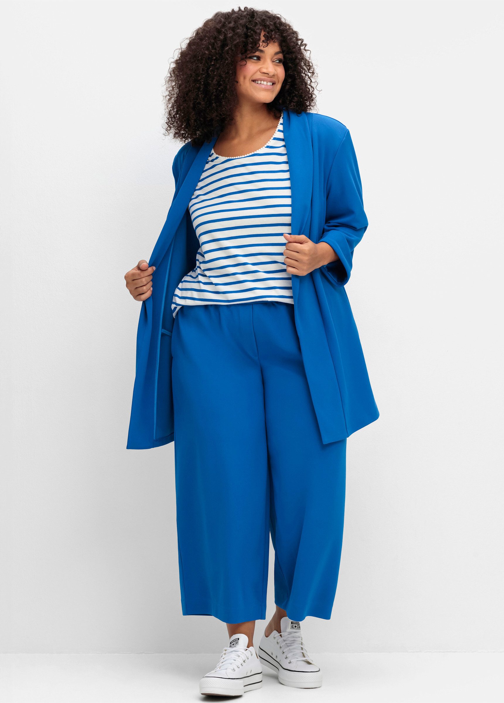 Sheego Jerseyhose Culotte . mit Schlupfbund günstig online kaufen