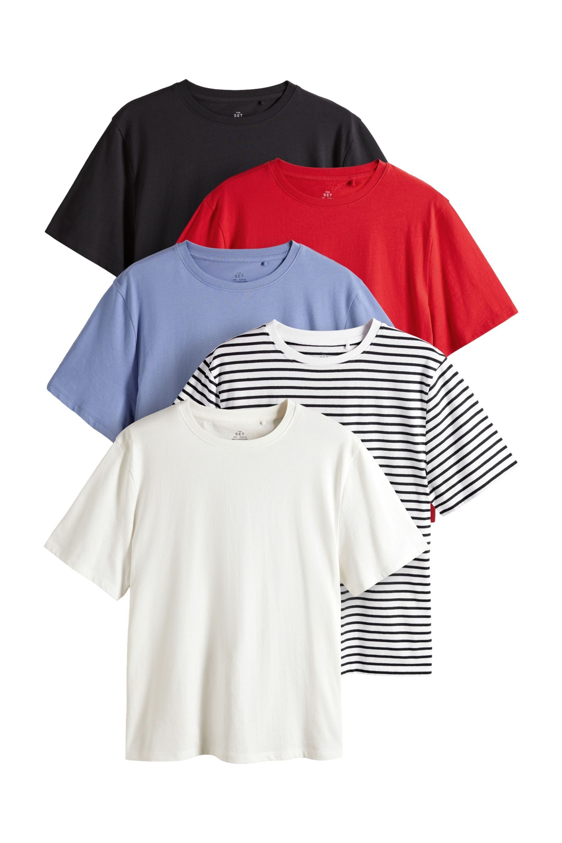 The Set T-Shirt 5er-Pack The Set günstig online kaufen