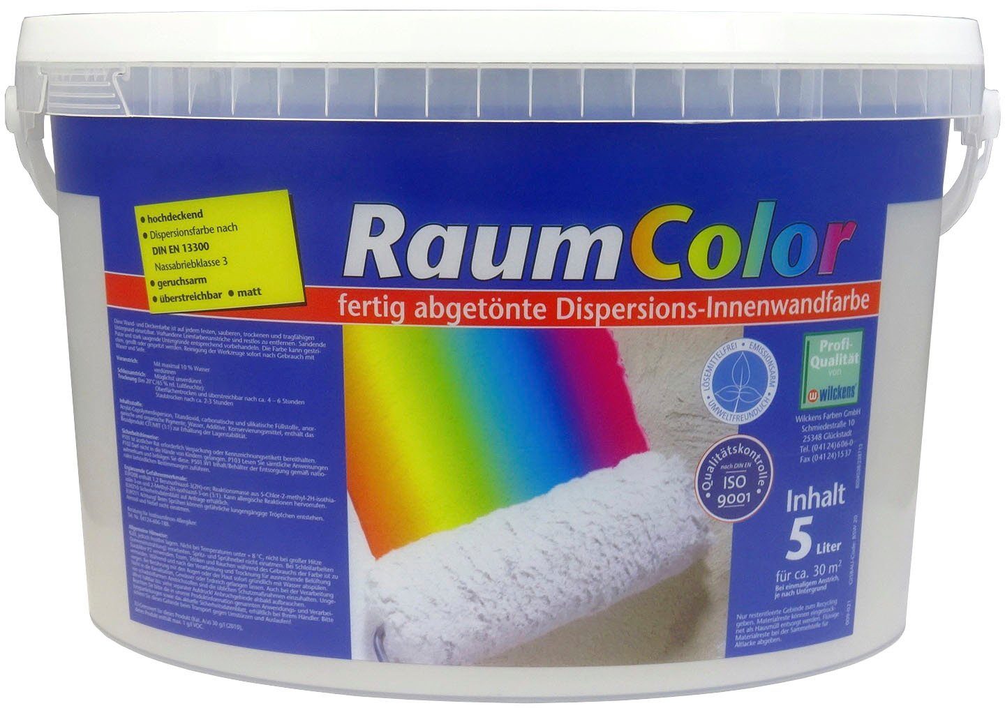 Wilckens Farben Wand- und Deckenfarbe EN DIN Raumcolor, 13300