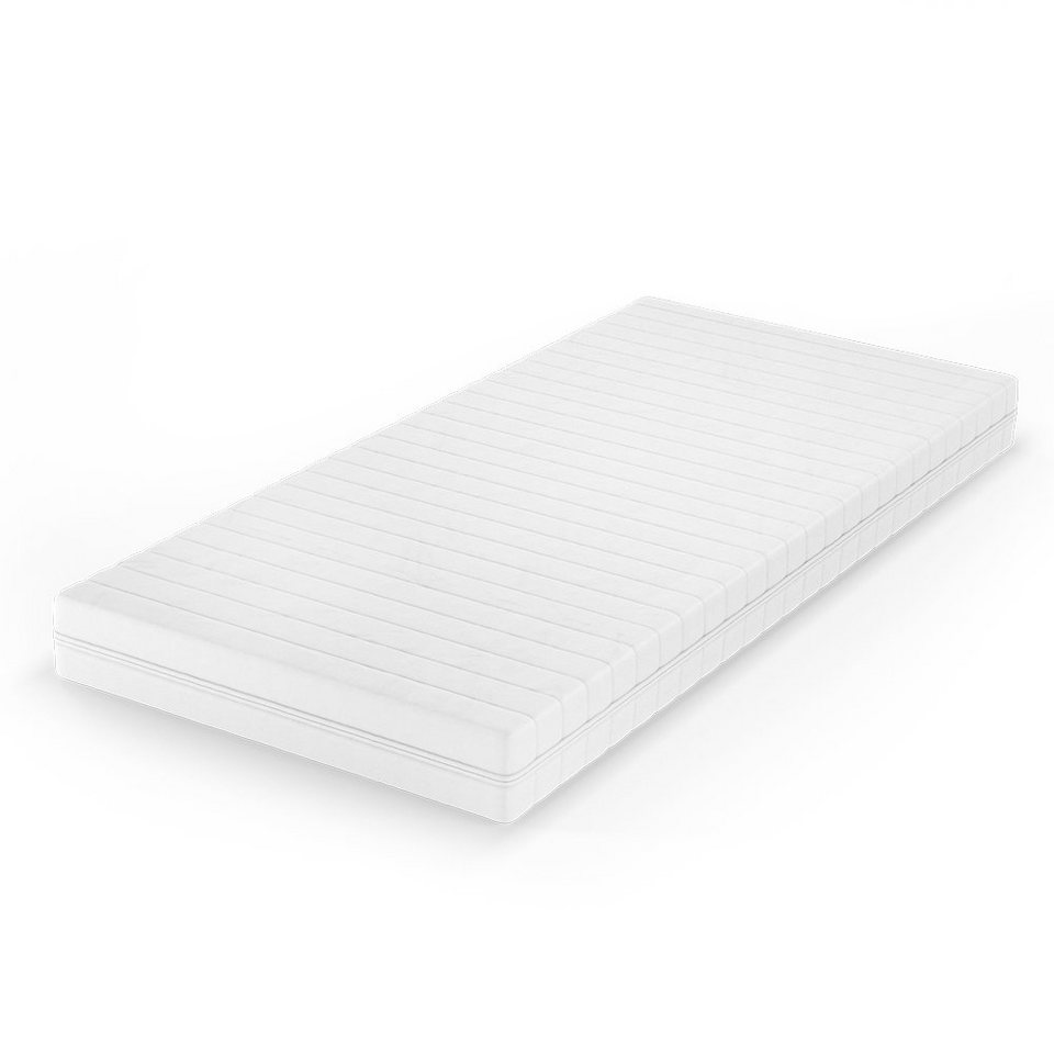 Komfortschaummatratze, Weiß, 90 x 200 cm H2 Härtegrad, 7Zonen, VitaliSpa®,  16 cm hoch