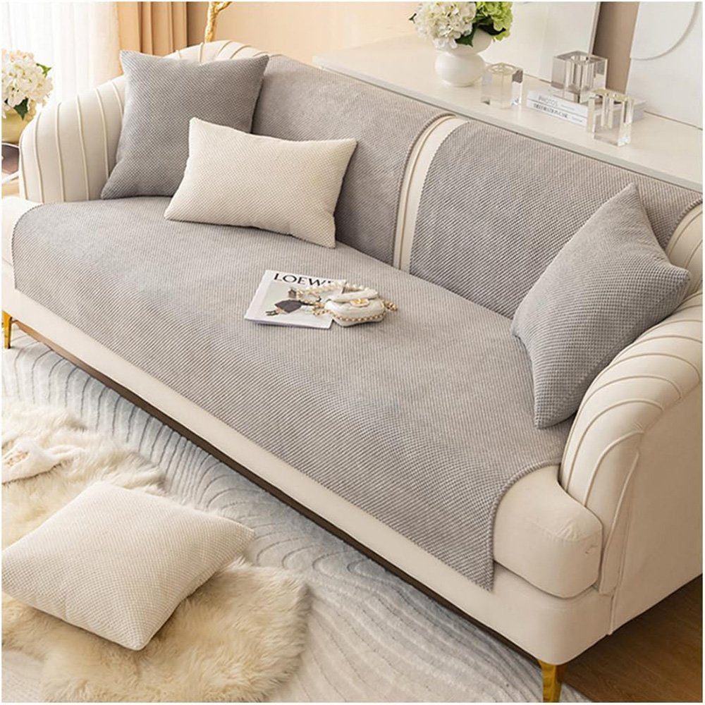 NUODWELL Sofabezug Sofabezug, sofaschutz 2 3 4-Seater L Shape rutschfeste Sofaschoner