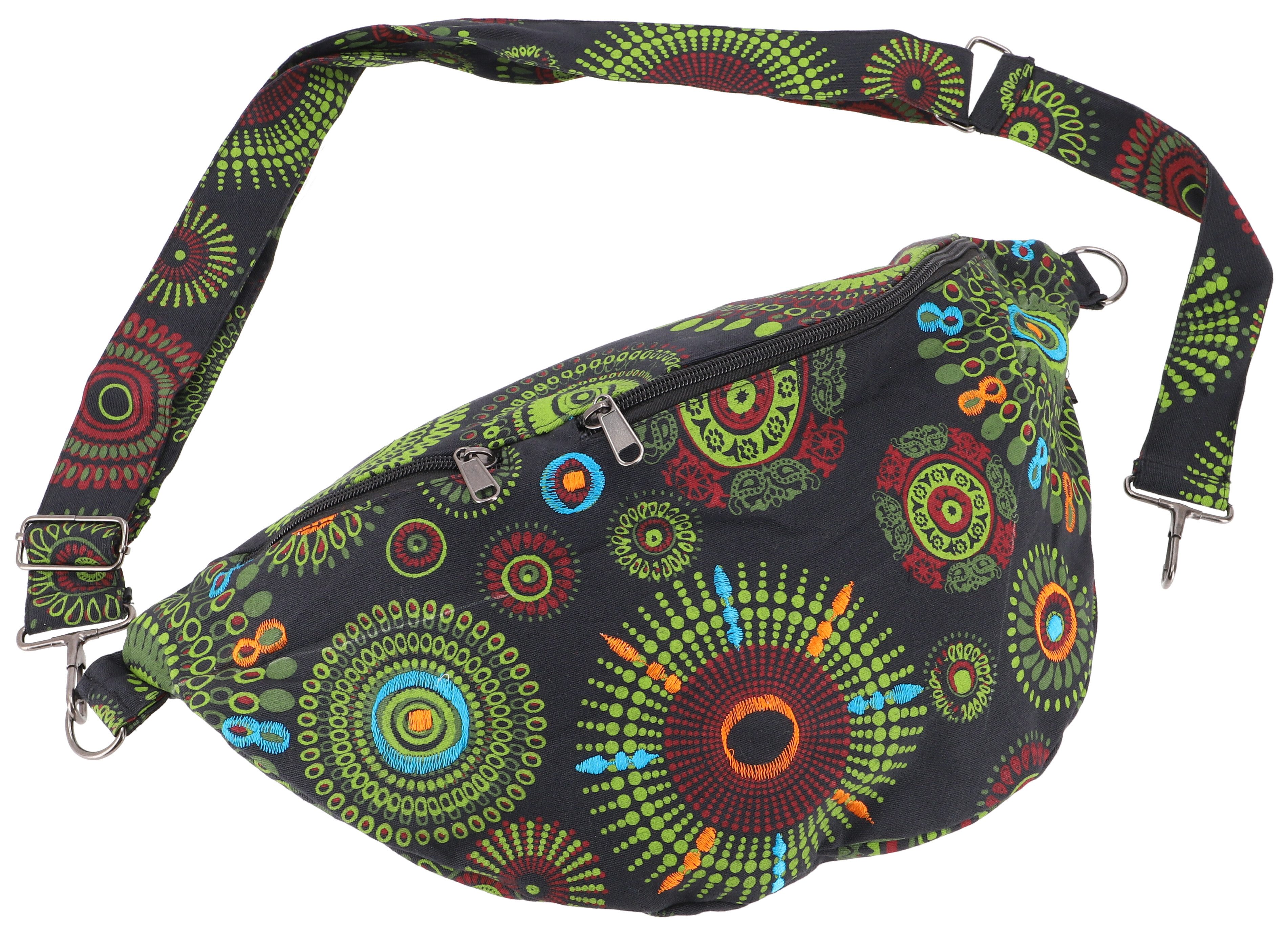 Guru-Shop Schultertasche Crossbodybag, besticktes Moonbag, Bananabag,.. günstig online kaufen