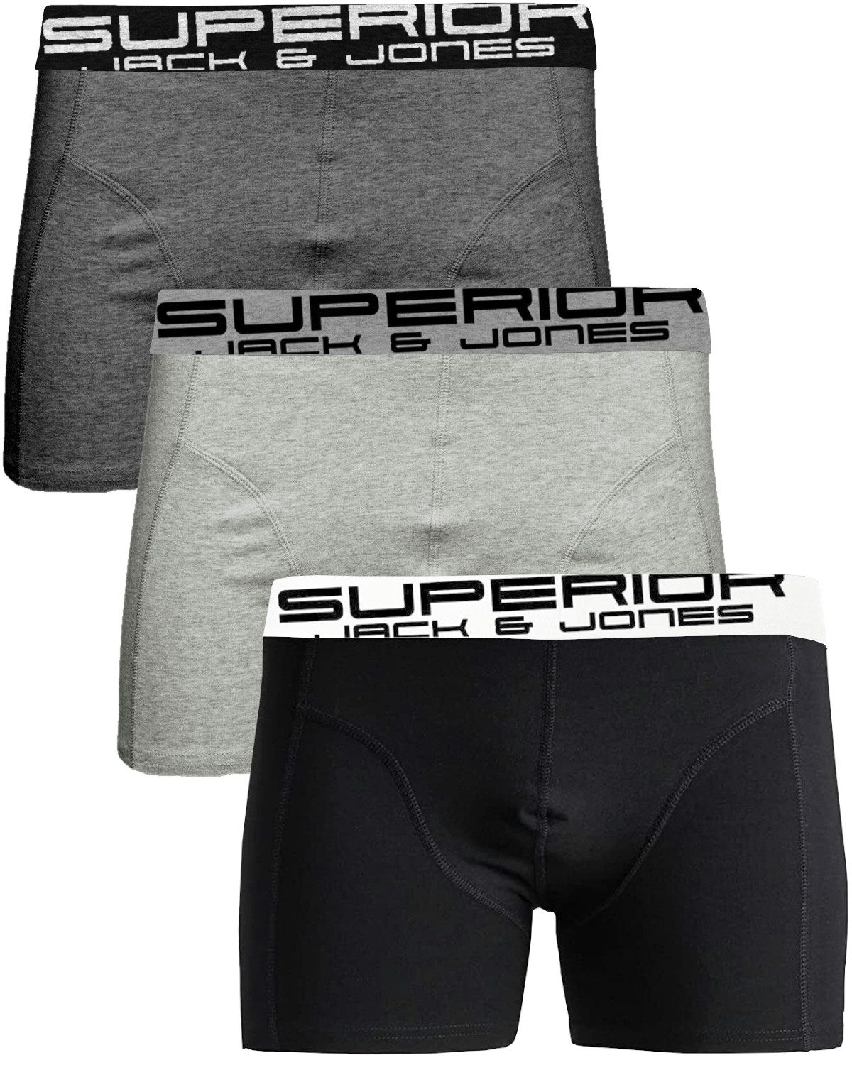 Jack & Jones Boxershorts (3er-Pack) mit Logo auf dem Taillenbund günstig online kaufen