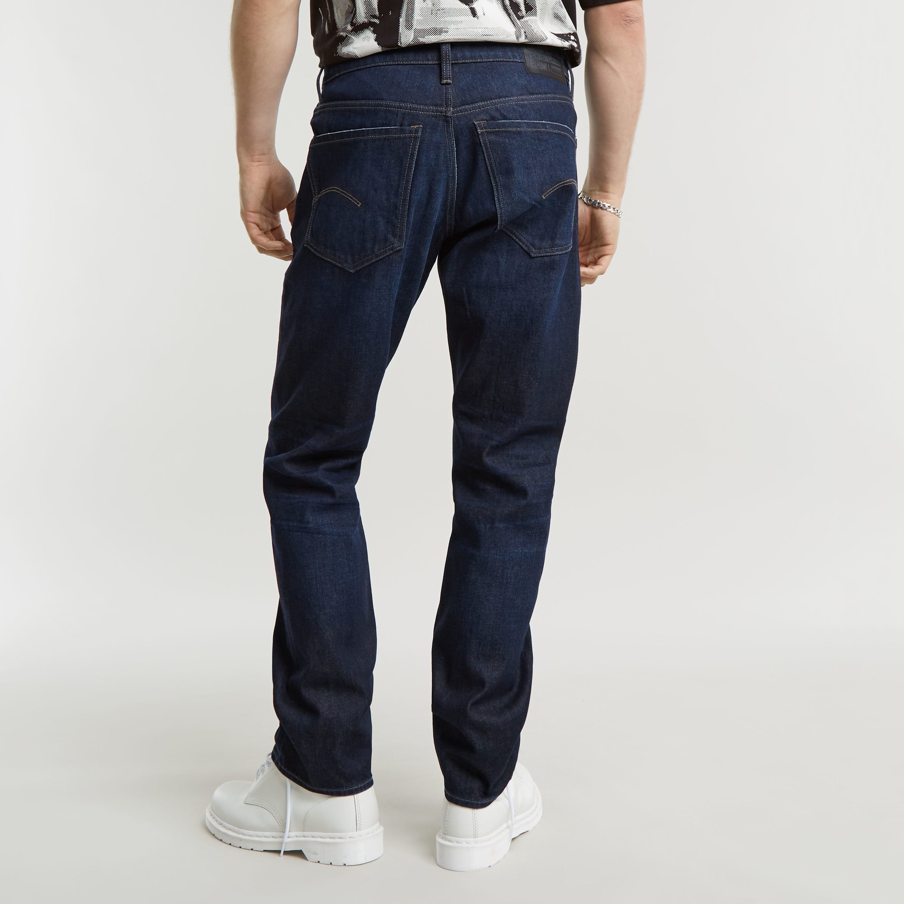 G-STAR Straight-Jeans Mosa Straight mit hellen Nähten günstig online kaufen