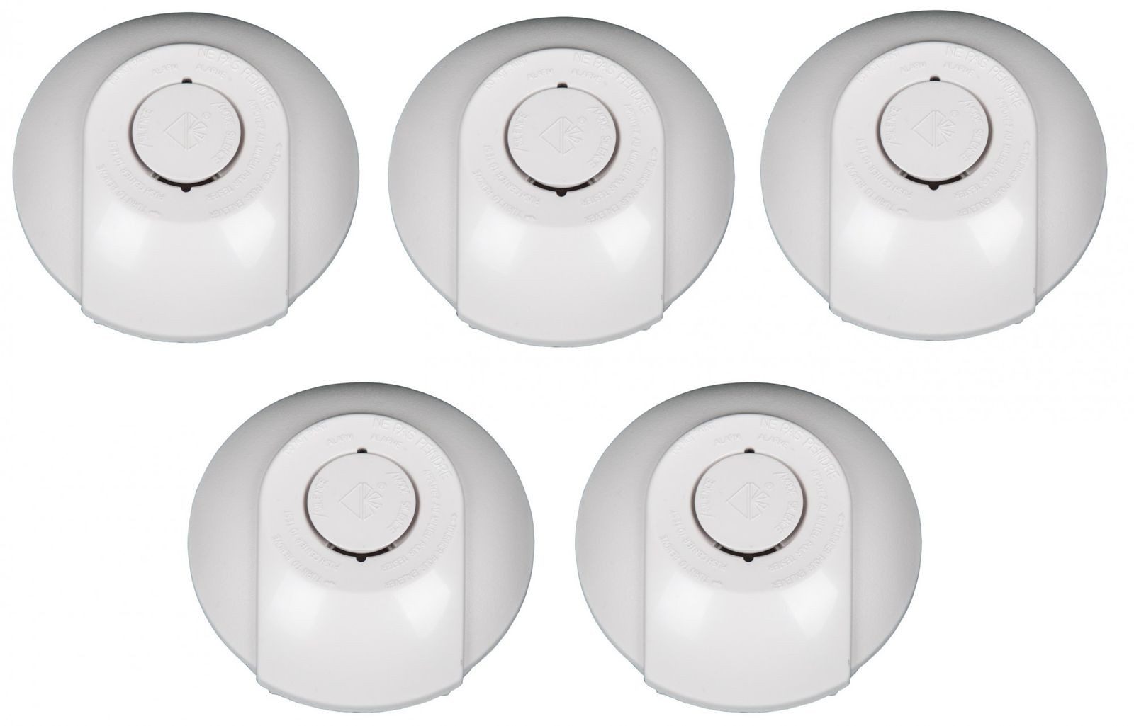 BURI 5x Cordes Rauchmelder CC-5RS1 Rauchwarnmelder Vds geprüft Feuermelder CO-Melder