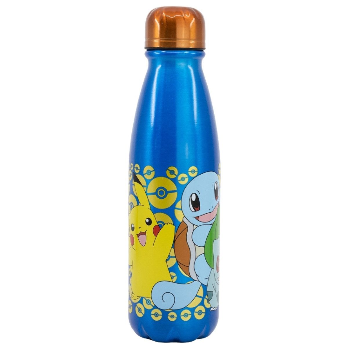 POKEMON JUEGO DE CARTAS Trinkflasche Distorsion Aluminium Trinkflasche 600 ml – Ideal für Fans