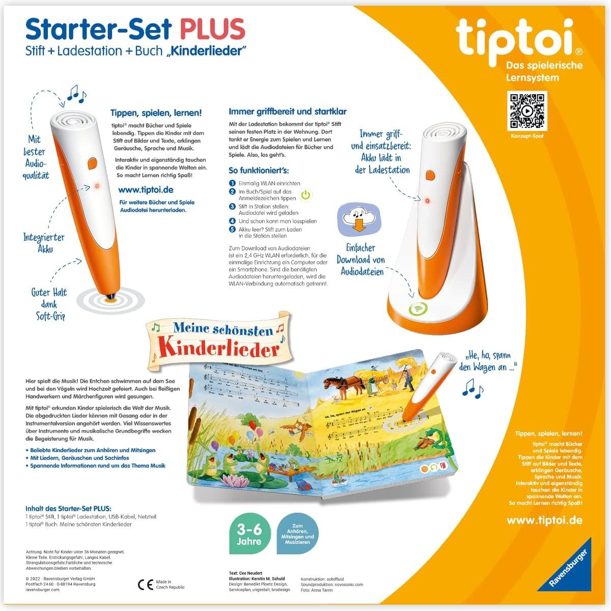 Ravensburger Lernspielzeug Ravensburger tiptoi Starter-Set Plus 00159 Stift günstig online kaufen