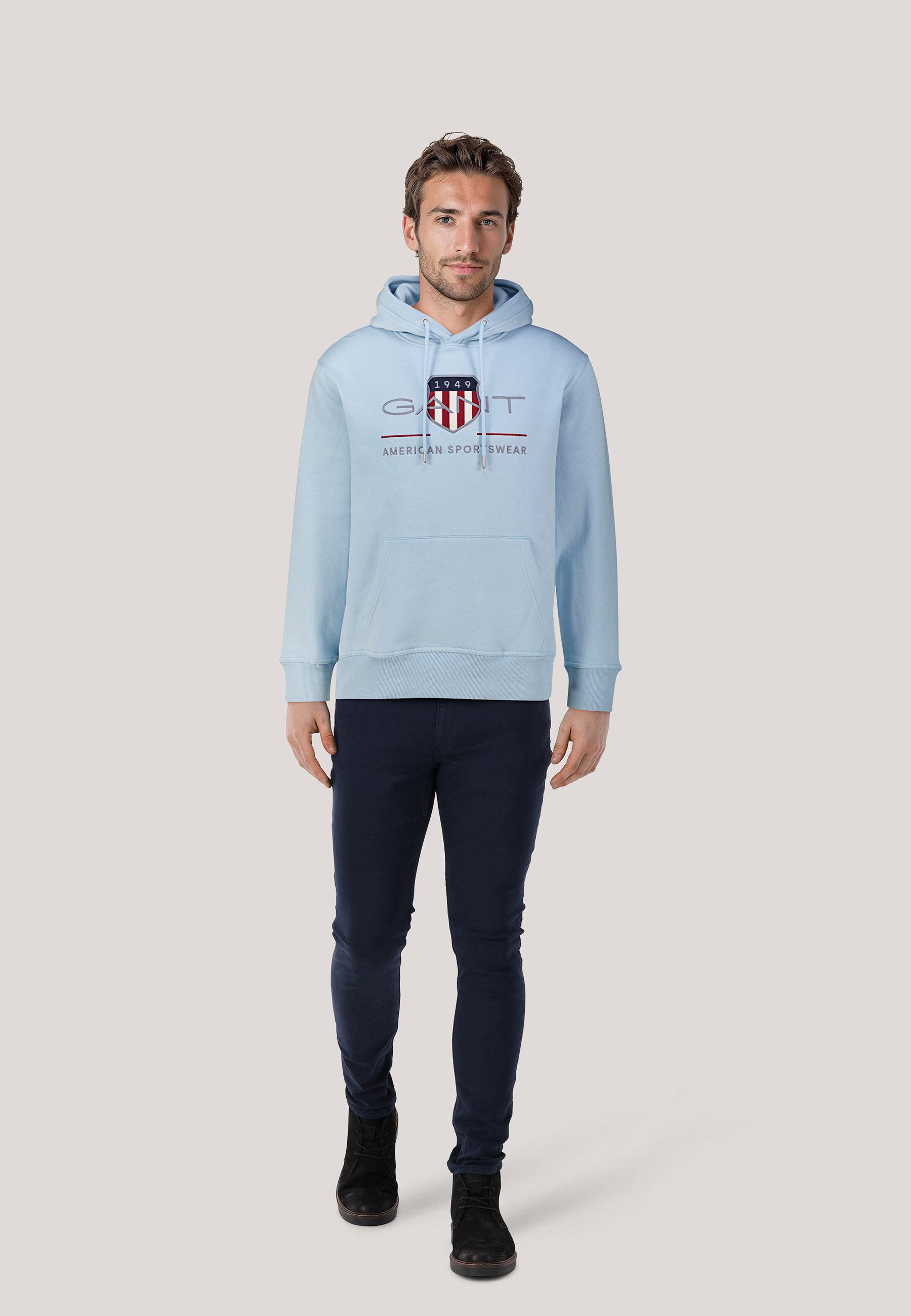 Gant Sweatshirt Herren Hoodie ARCHIVE SHIELD günstig online kaufen