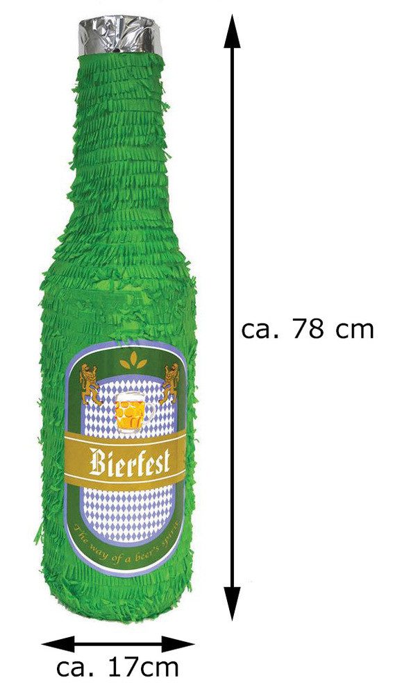 Funny Fashion Pinata Pinata 'Bierfest Bierflasche', 20x20x76cm