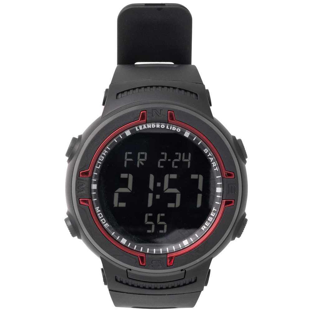 LEANDRO LIDO Sportuhr Unisex Sport Uhr, inklusive Batterie
