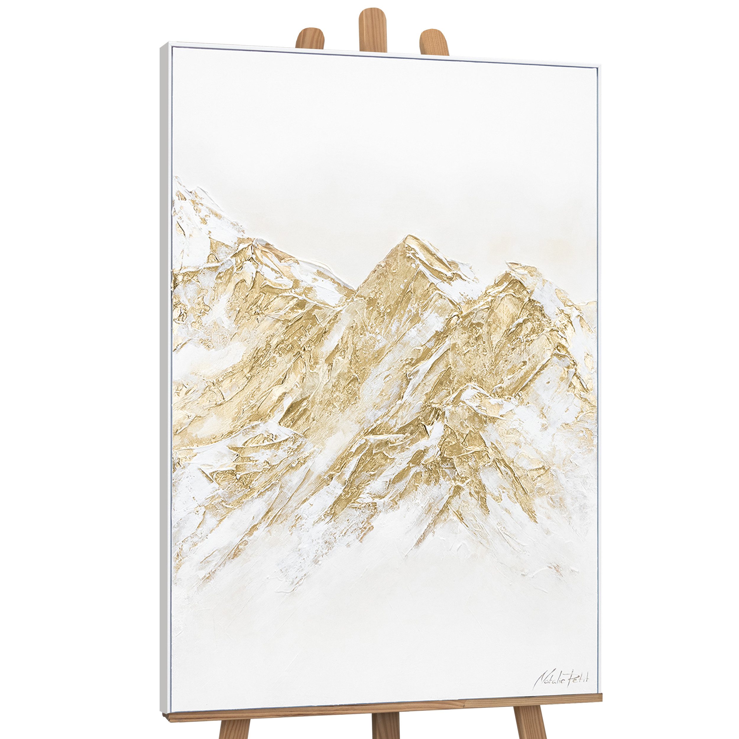 YS-Art Gemälde Zugspitze, Vertikales auf Leinwand günstig online kaufen