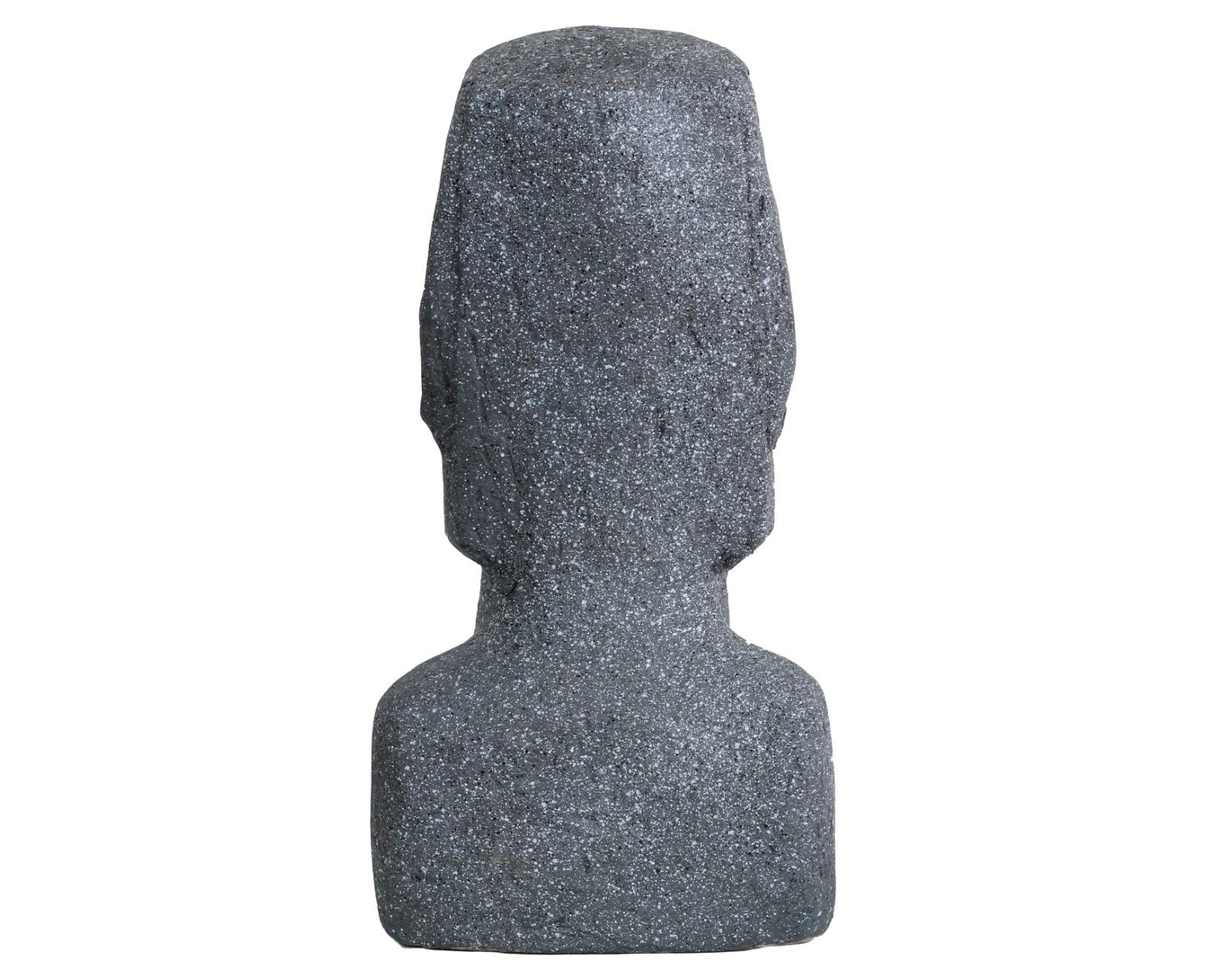 HAGO Buddhafigur Moai Kopf Skulptur Figur Gartenfigur Büste Osterinsel Statue Deko