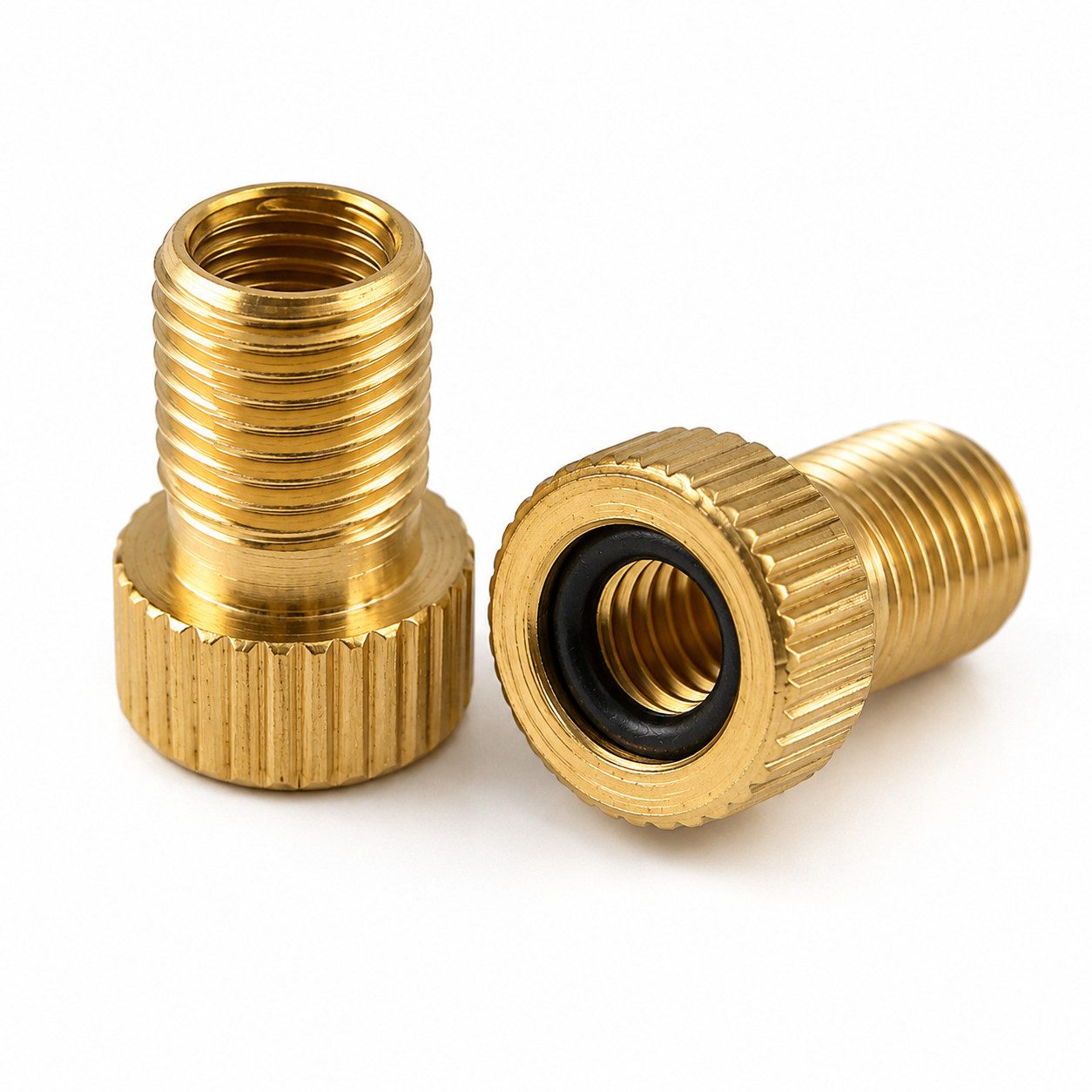 SpionProfi Minipumpe Fahrrad Ventil Adapter Ventiladapter SV DV BV KFZ Autoventil AV Pumpe (2-tlg), Universell für Presta-, Dunlop- und Blitzventile geeignet – Bild 3 von 3